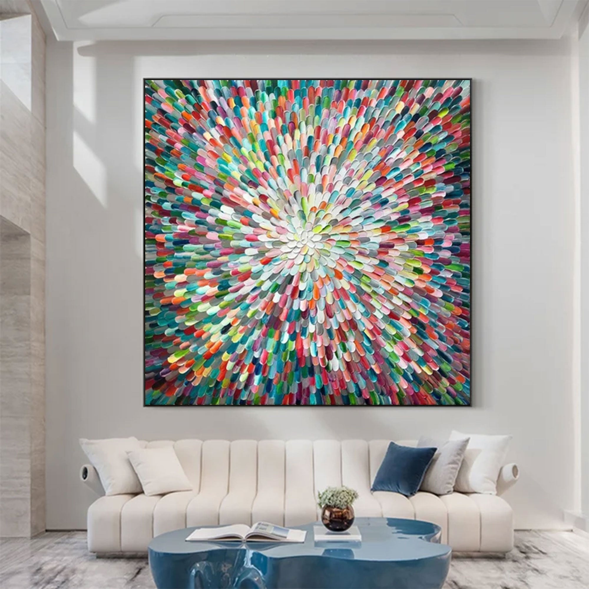 Large Colorful Abstract Art | KeiraArt #AG 167