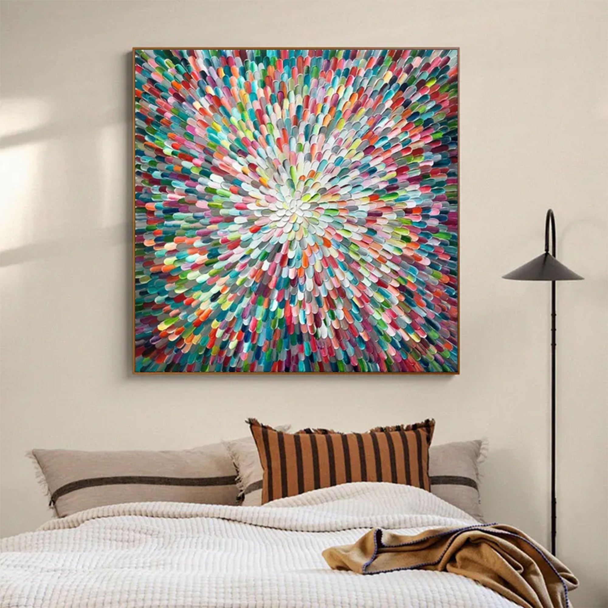 Large Colorful Abstract Art | KeiraArt #AG 167