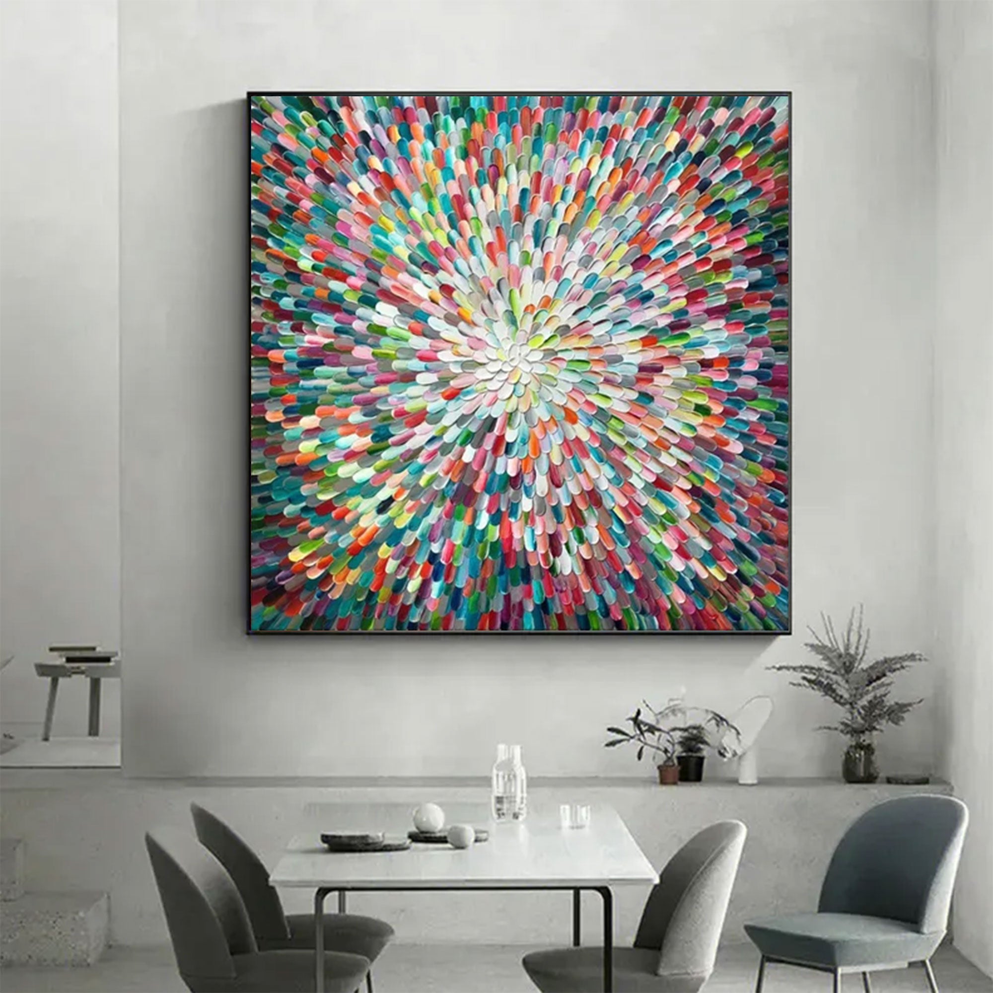Large Colorful Abstract Art | KeiraArt #AG 167