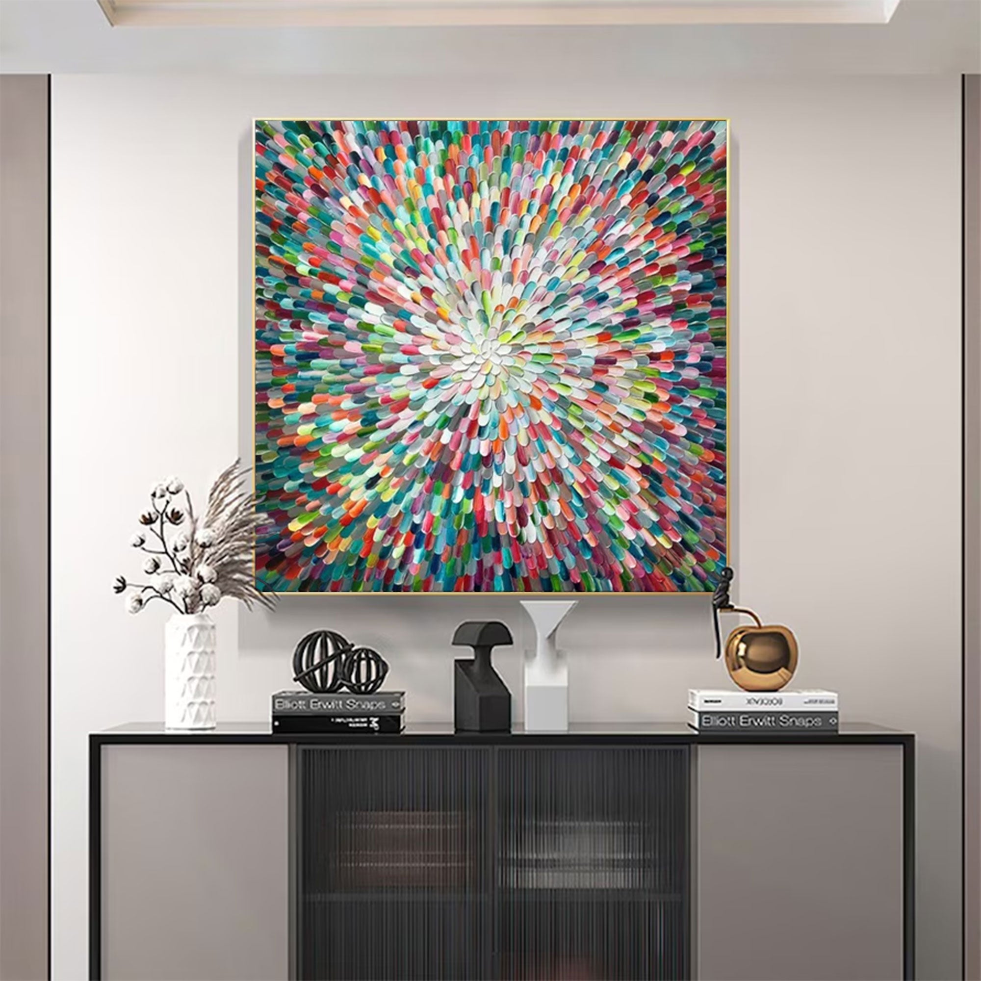 Large Colorful Abstract Art | KeiraArt #AG 167