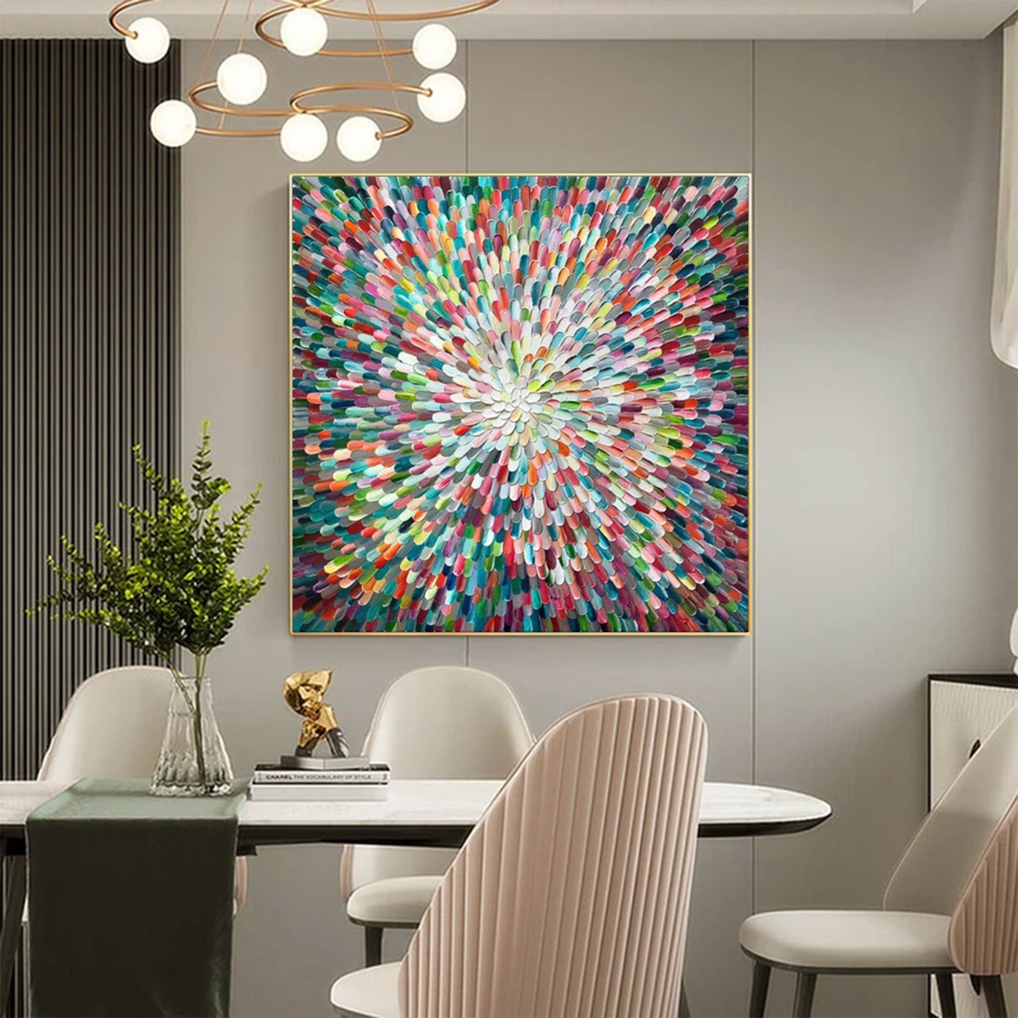 Large Colorful Abstract Art | KeiraArt #AG 167