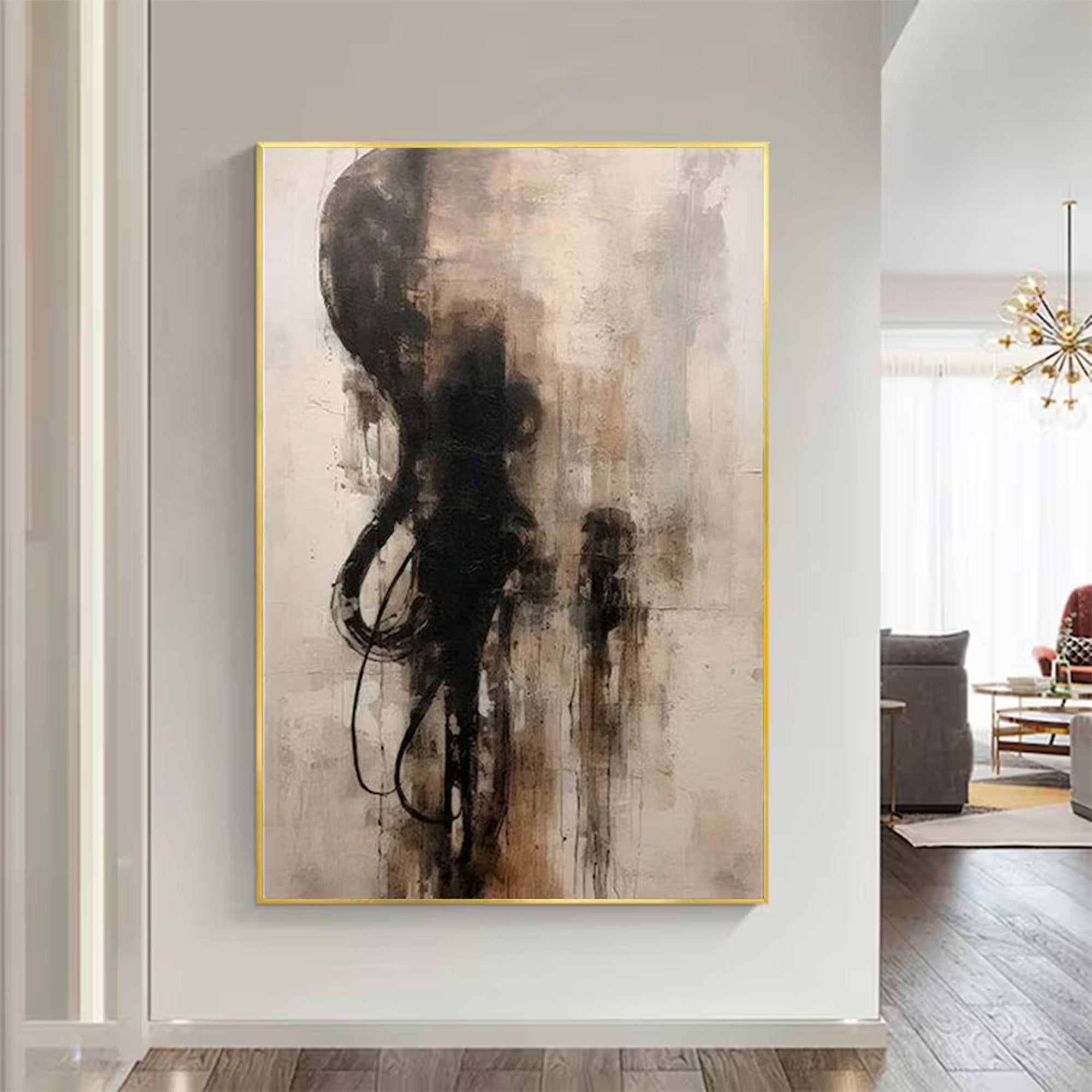 Large Abstract Figure Art | KeiraArt #AG 141