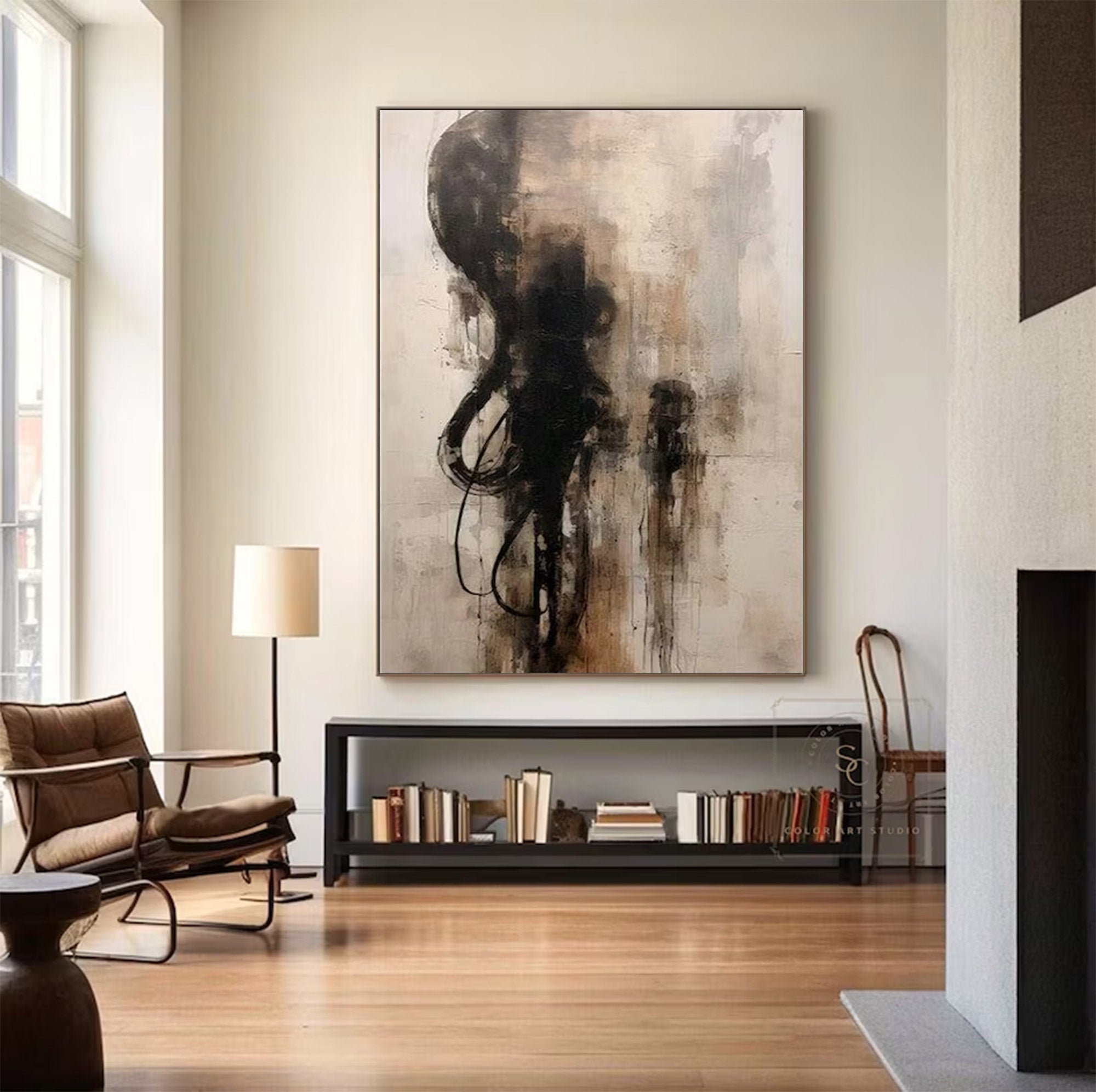Large Abstract Figure Art | KeiraArt #AG 141