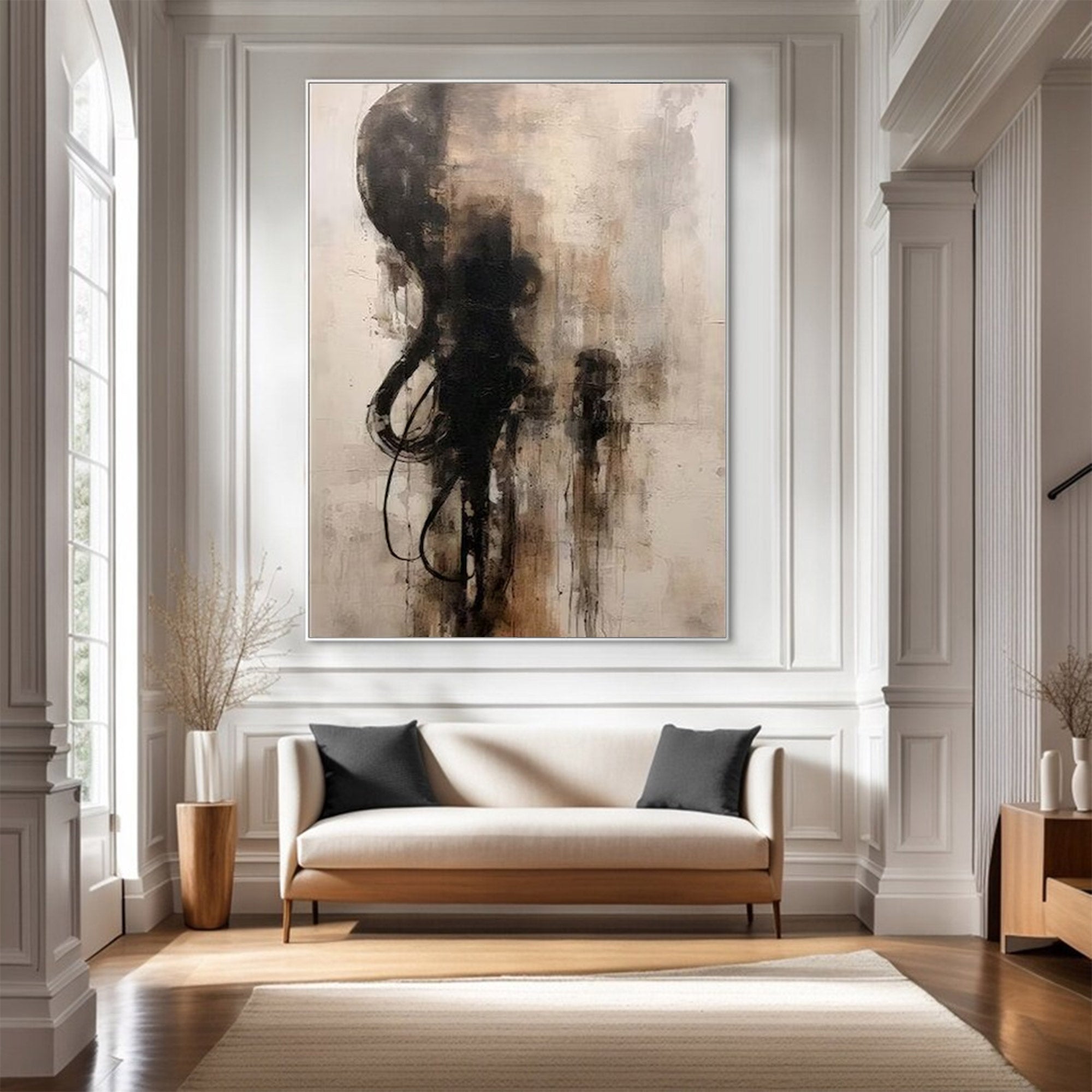 Large Abstract Figure Art | KeiraArt #AG 141