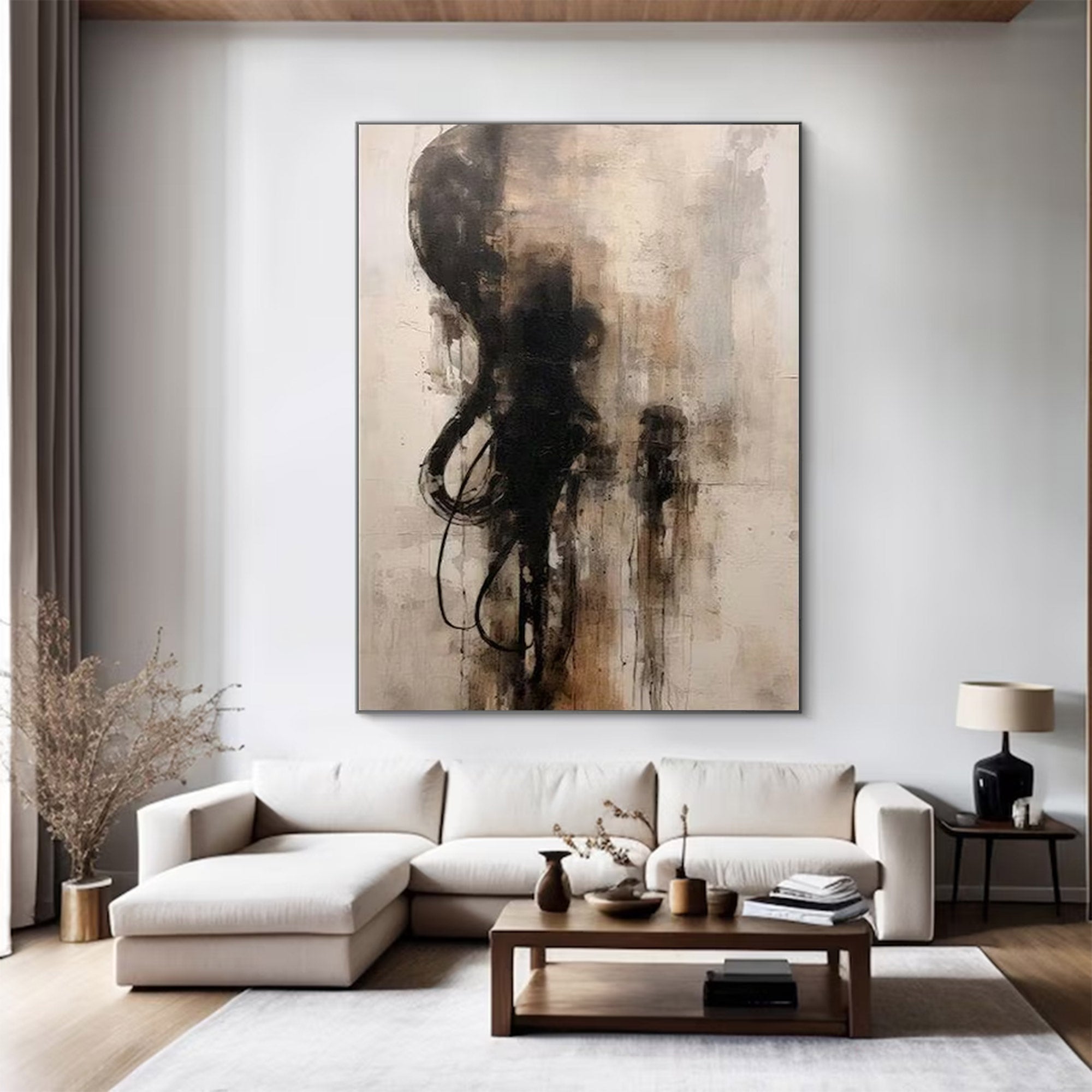 Large Abstract Figure Art | KeiraArt #AG 141