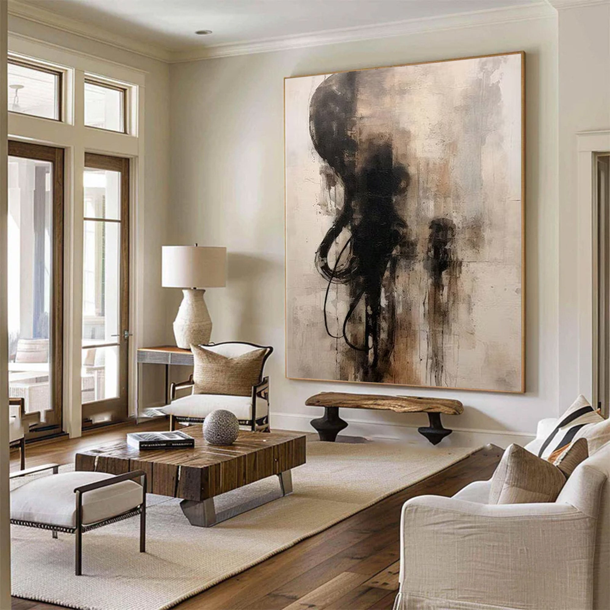 Large Abstract Figure Art | KeiraArt #AG 141