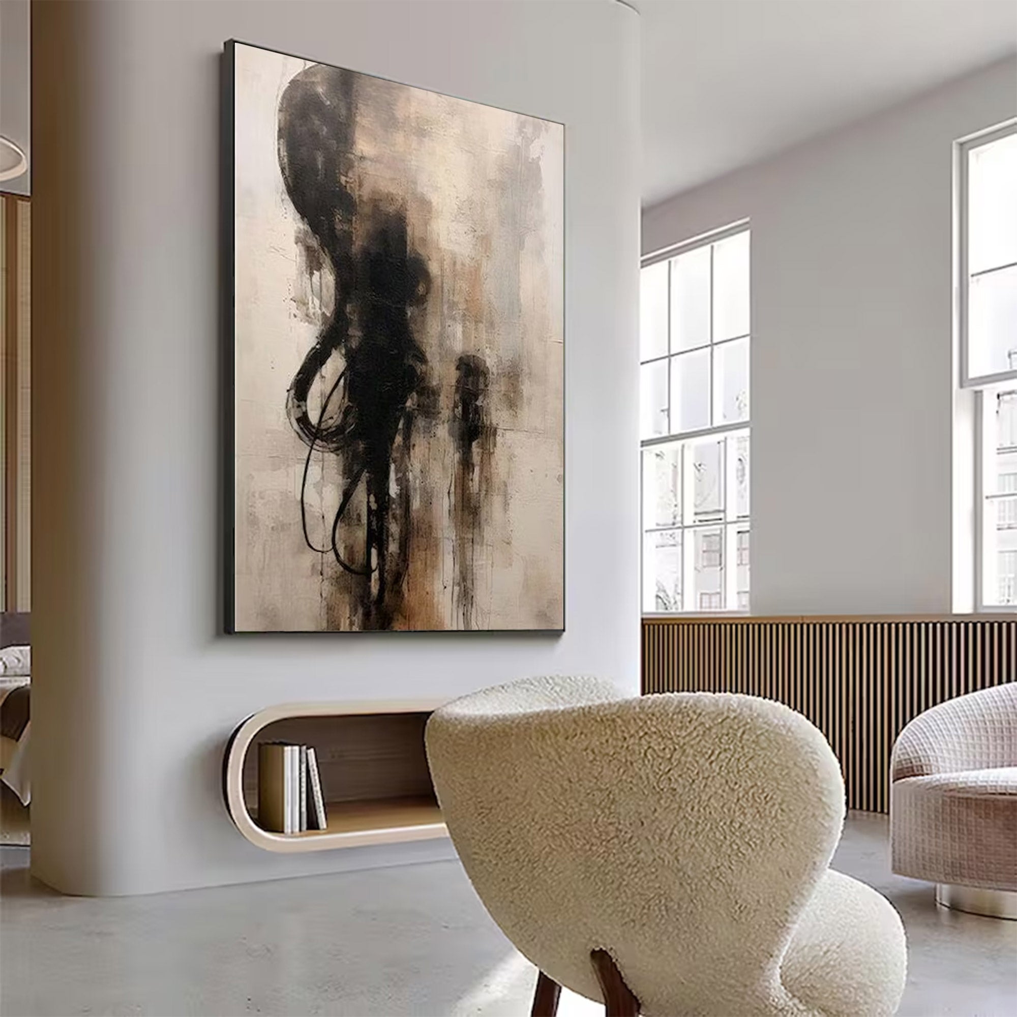 Large Abstract Figure Art | KeiraArt #AG 141