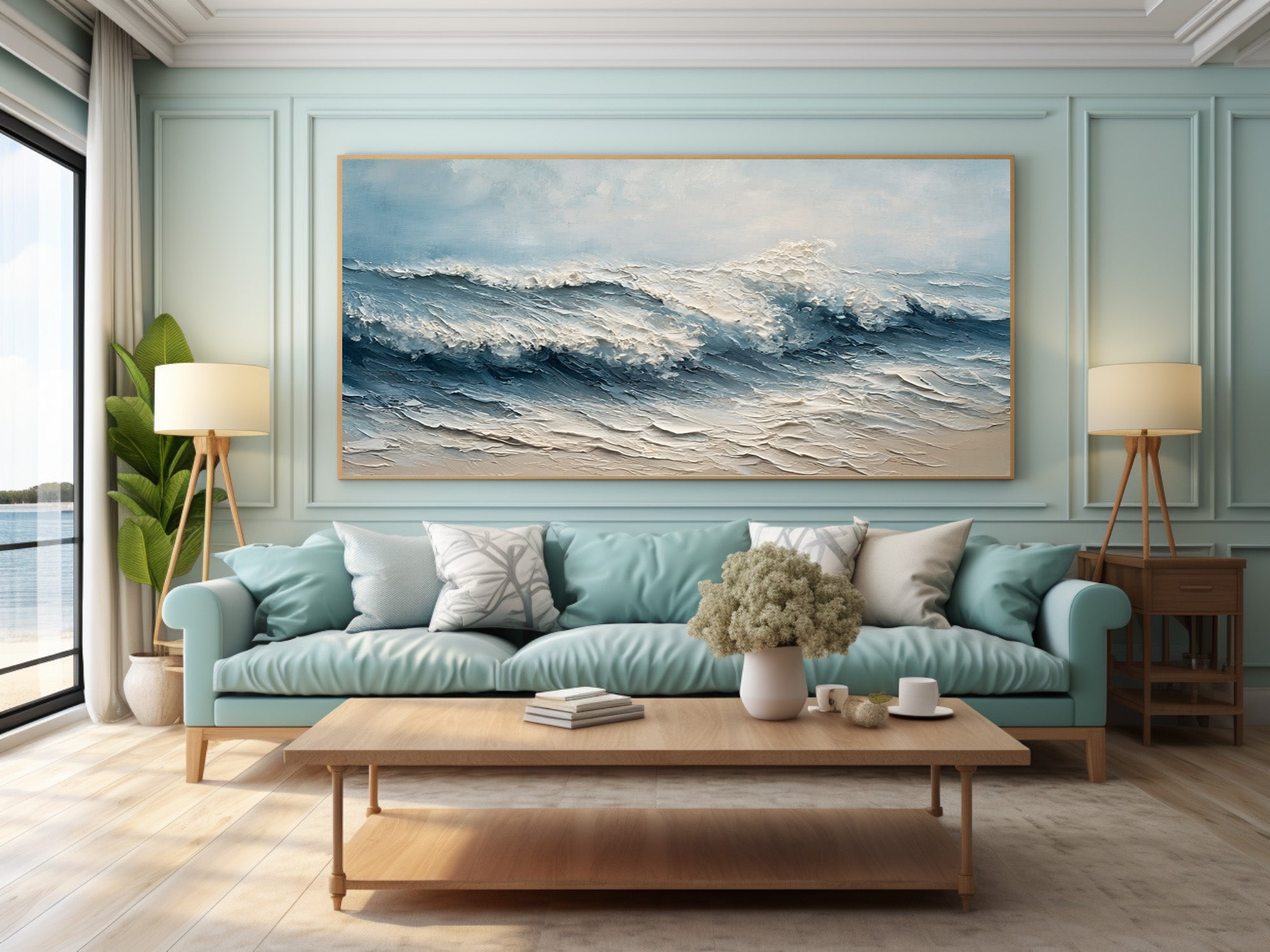 Contemporary 3D Wall Art with Rich Textures #AG 009