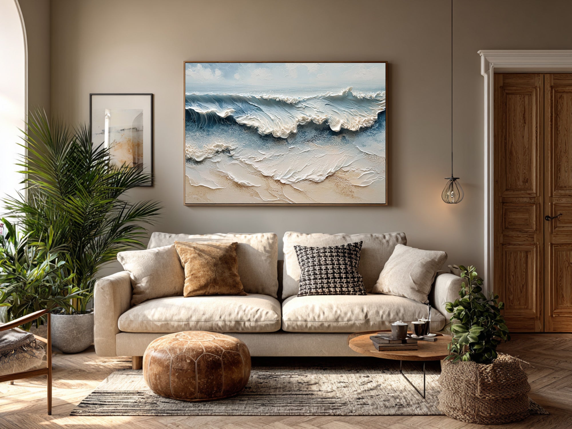 Large Textured Abstract Art for Modern Homes #AG 005