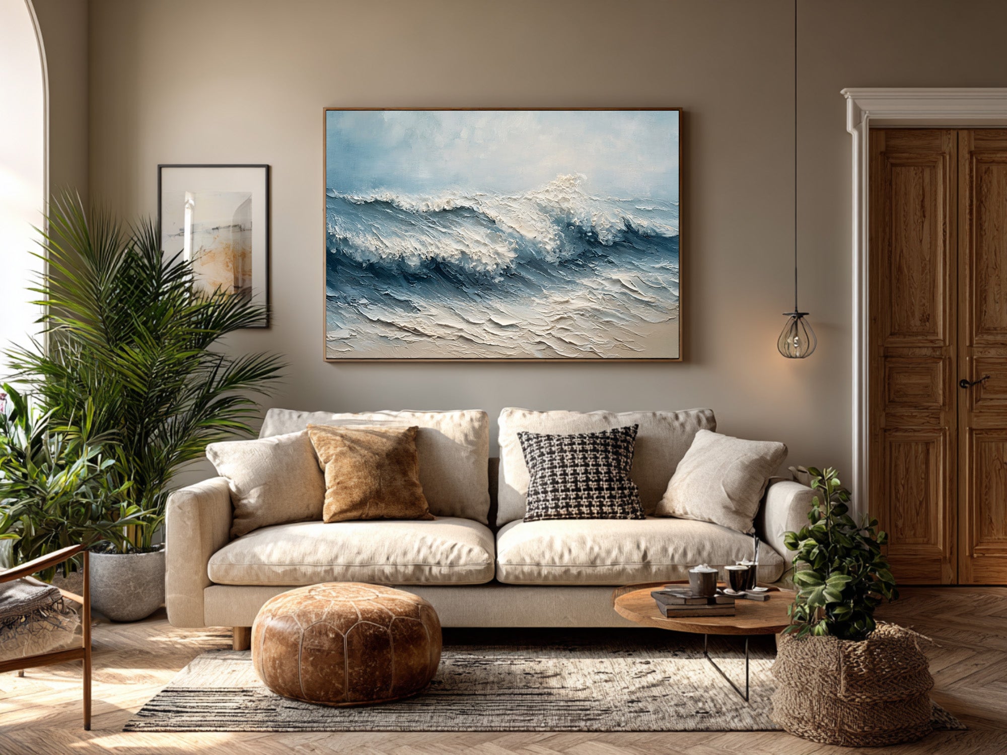 Contemporary 3D Wall Art with Rich Textures #AG 009