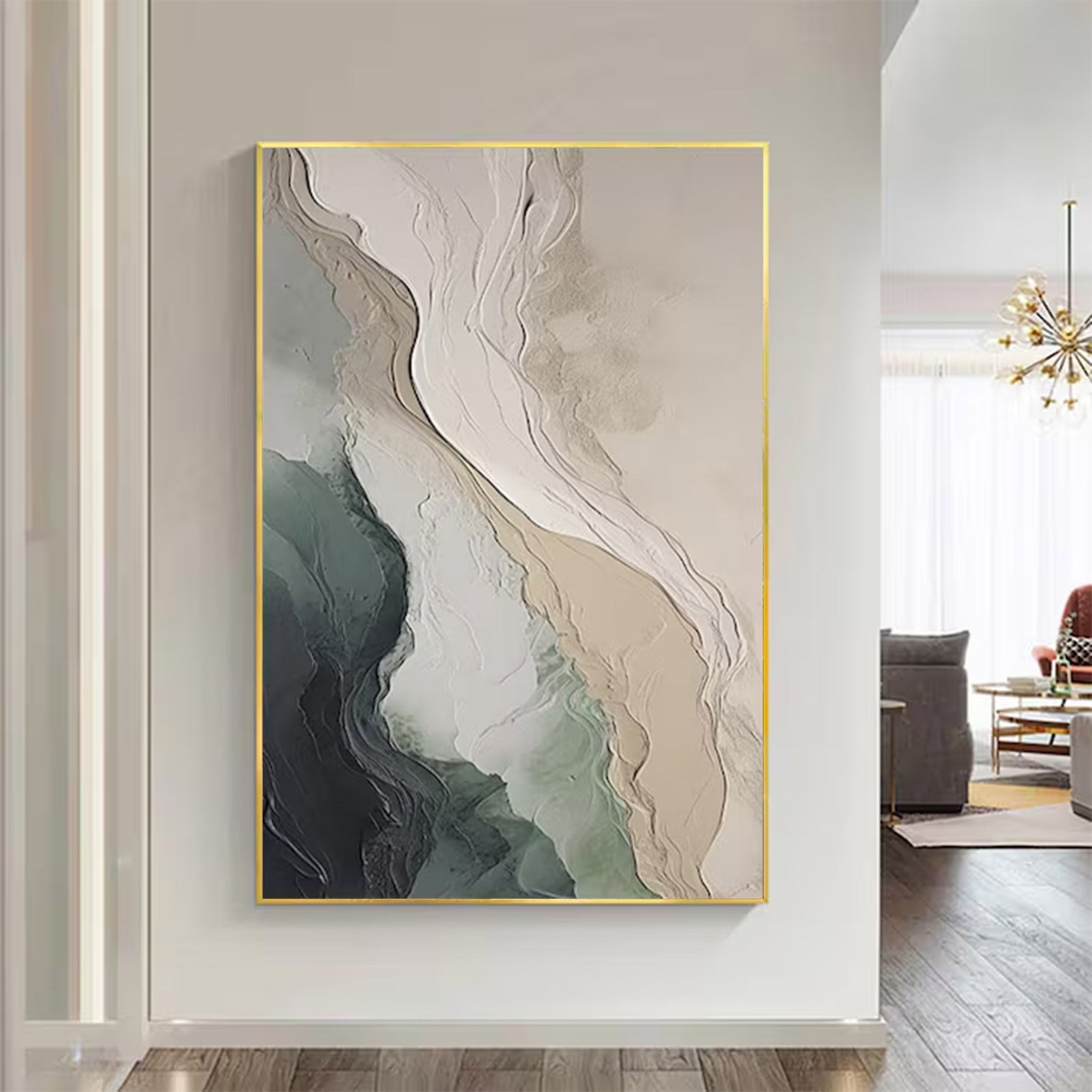 Large Abstract Landscape Art | KeiraArt #AG 147