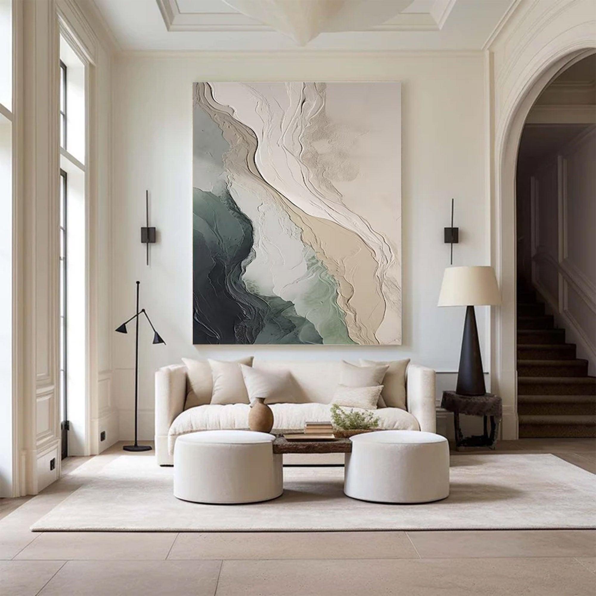 Large Abstract Landscape Art | KeiraArt #AG 147