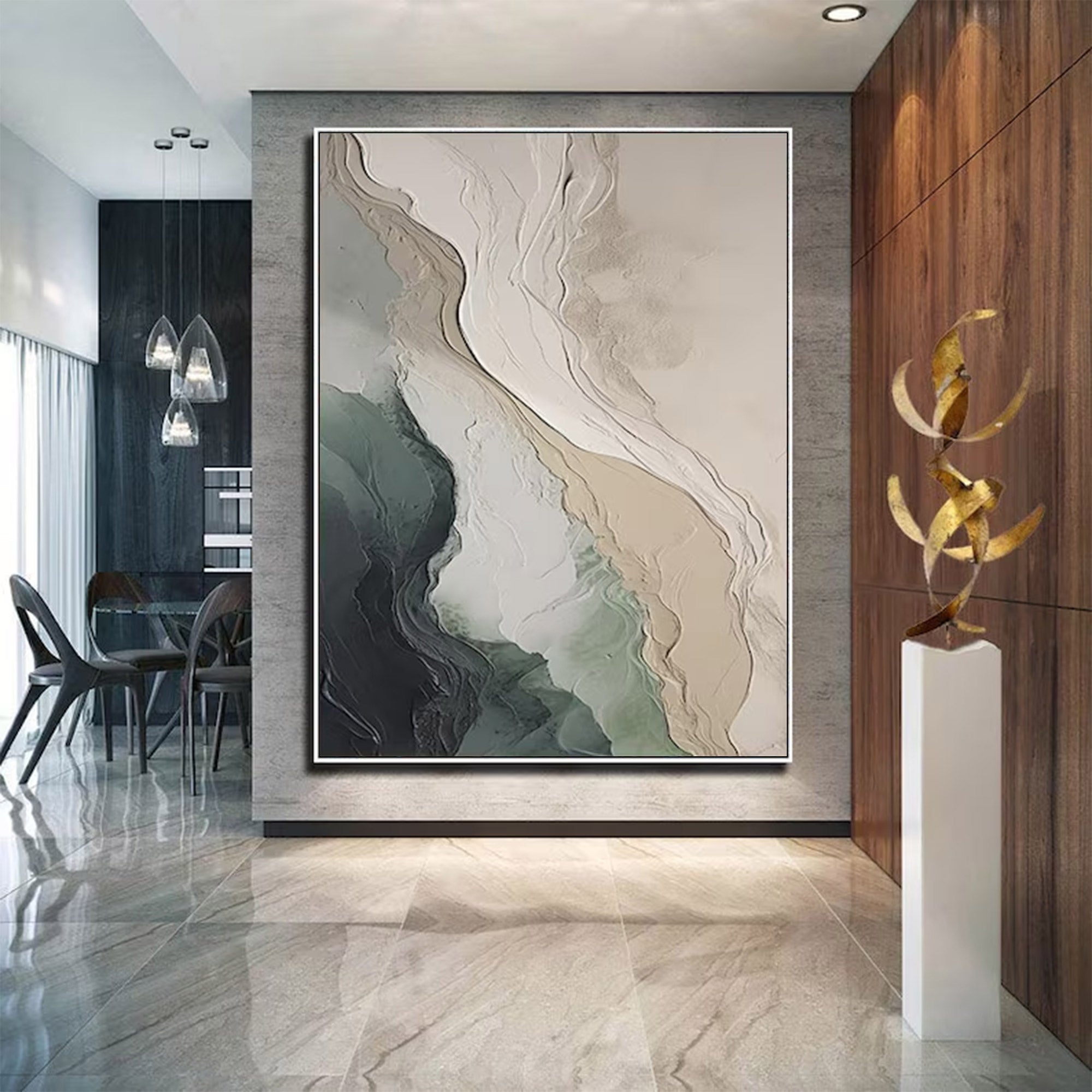 Large Abstract Landscape Art | KeiraArt #AG 147