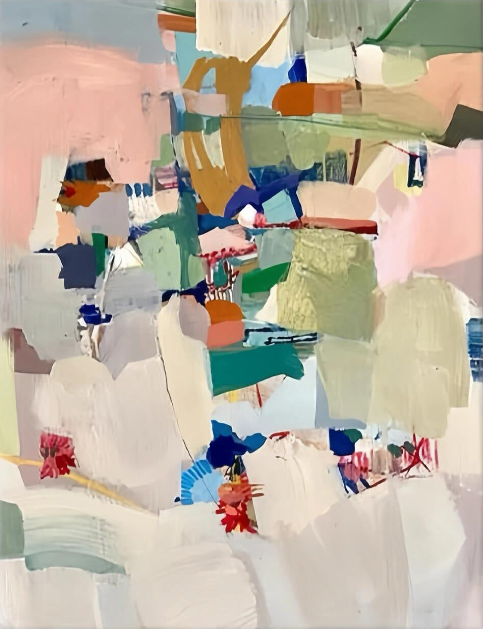 Large Colorful Abstract Painting | KeiraArt #AG 113
