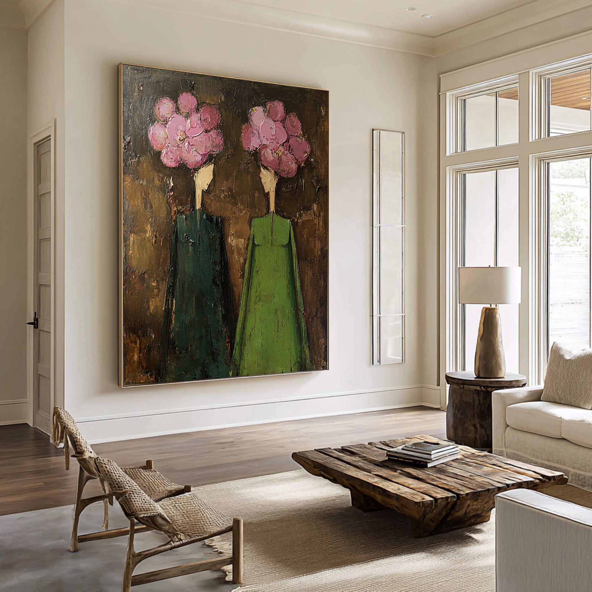 Abstract Figurative Oil Painting on Canvas #CZ 041