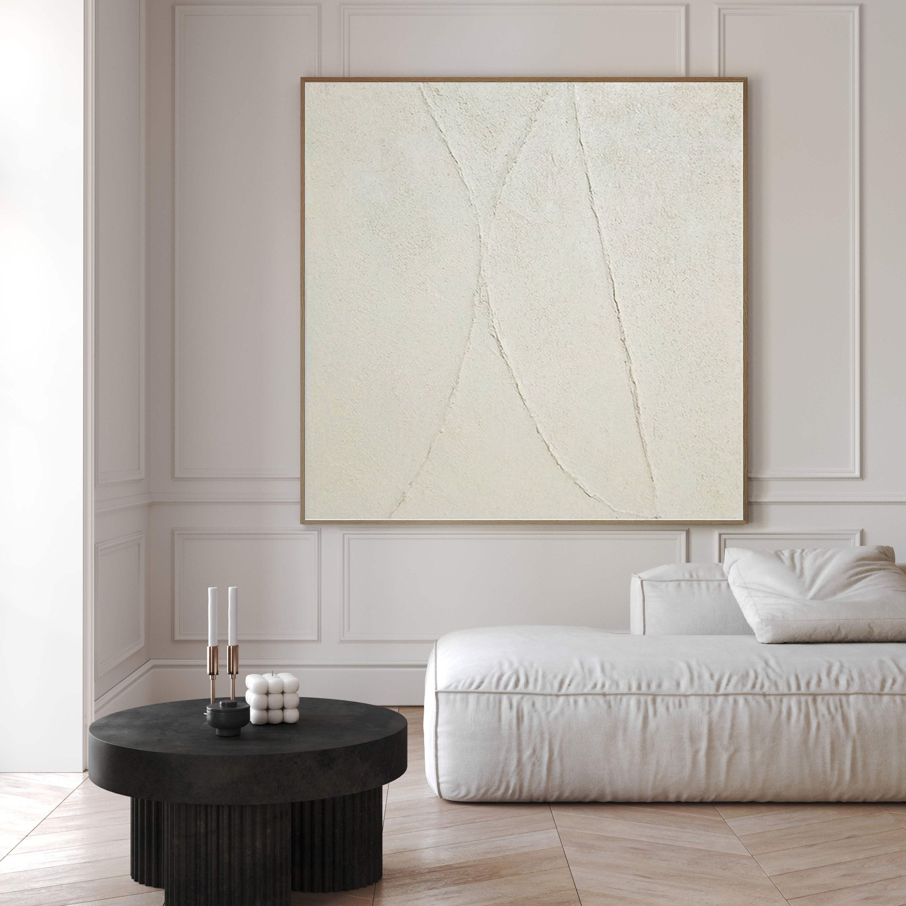 Abstract Wall Art Painting in Neutral Tones #AP 071