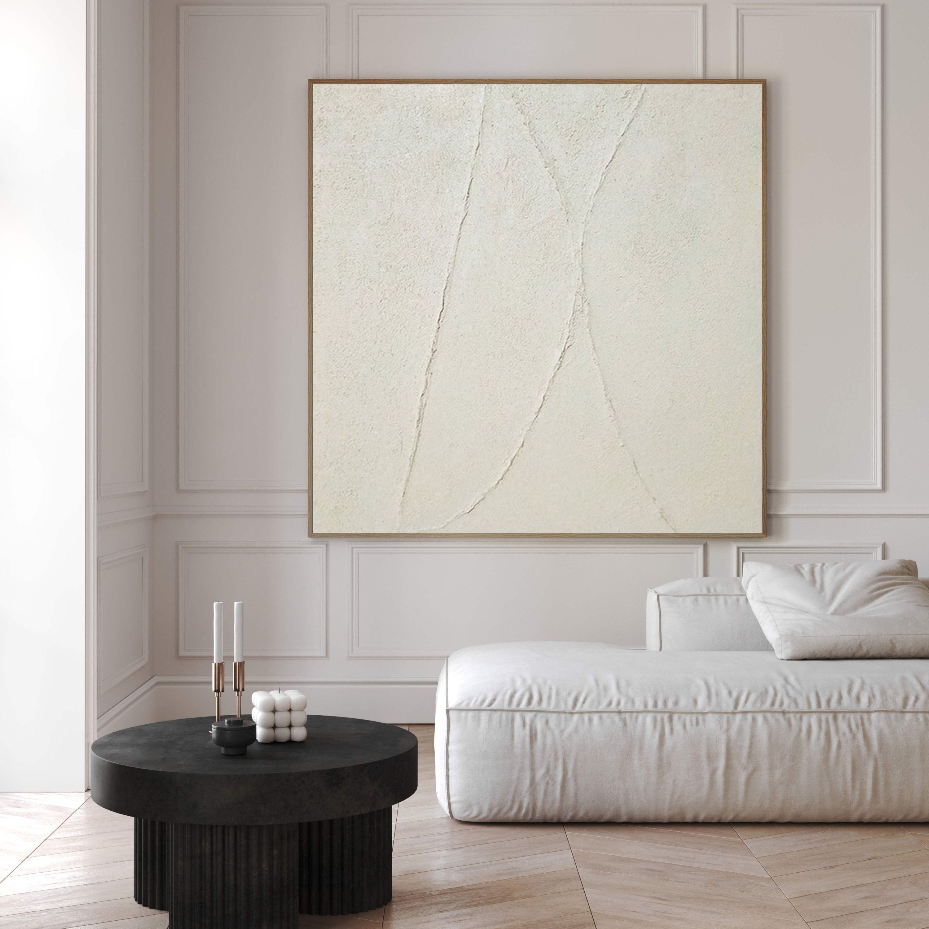 Abstract Wall Art Painting in Neutral Tones #AP 070