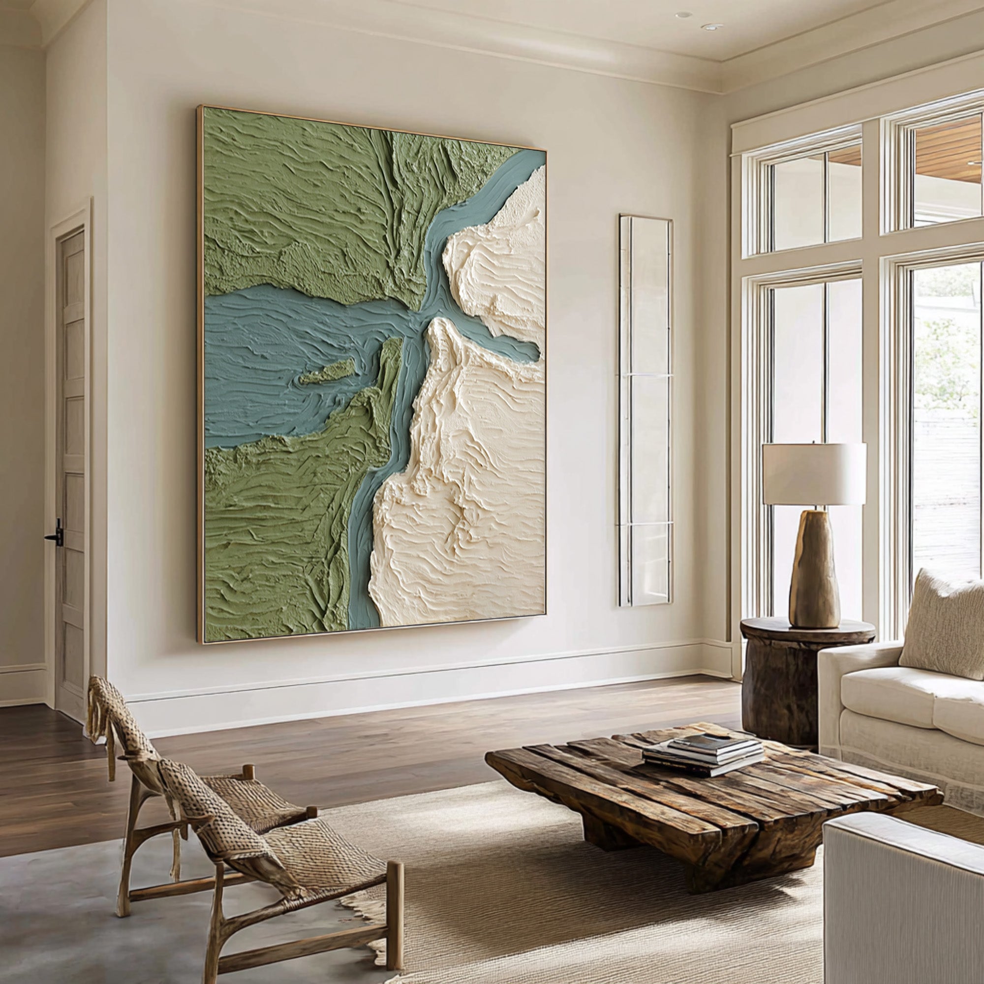 Depth Large Green Texture #CZ 025