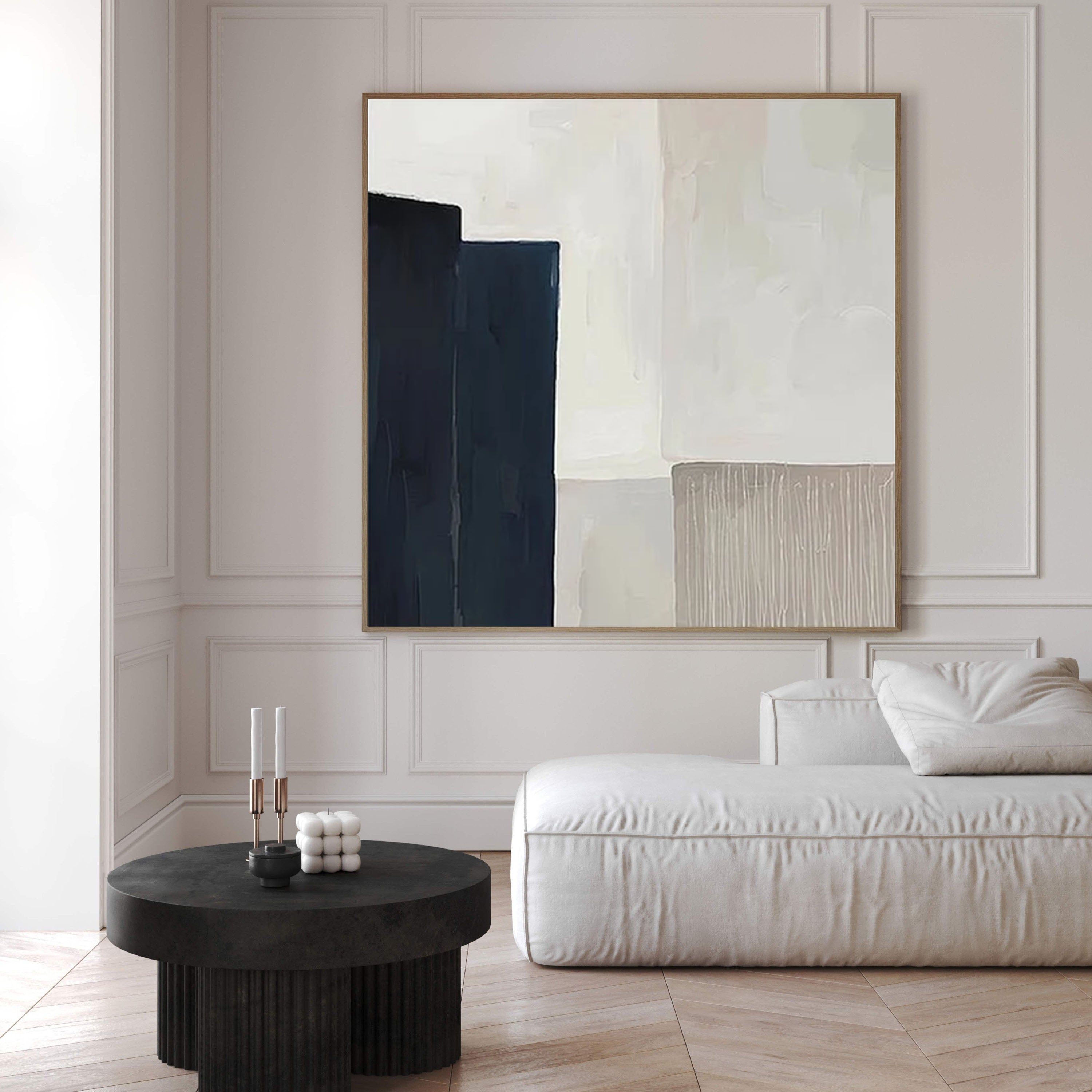 Large Minimalist Painting Geometric Art for Modern Spaces #AP 039