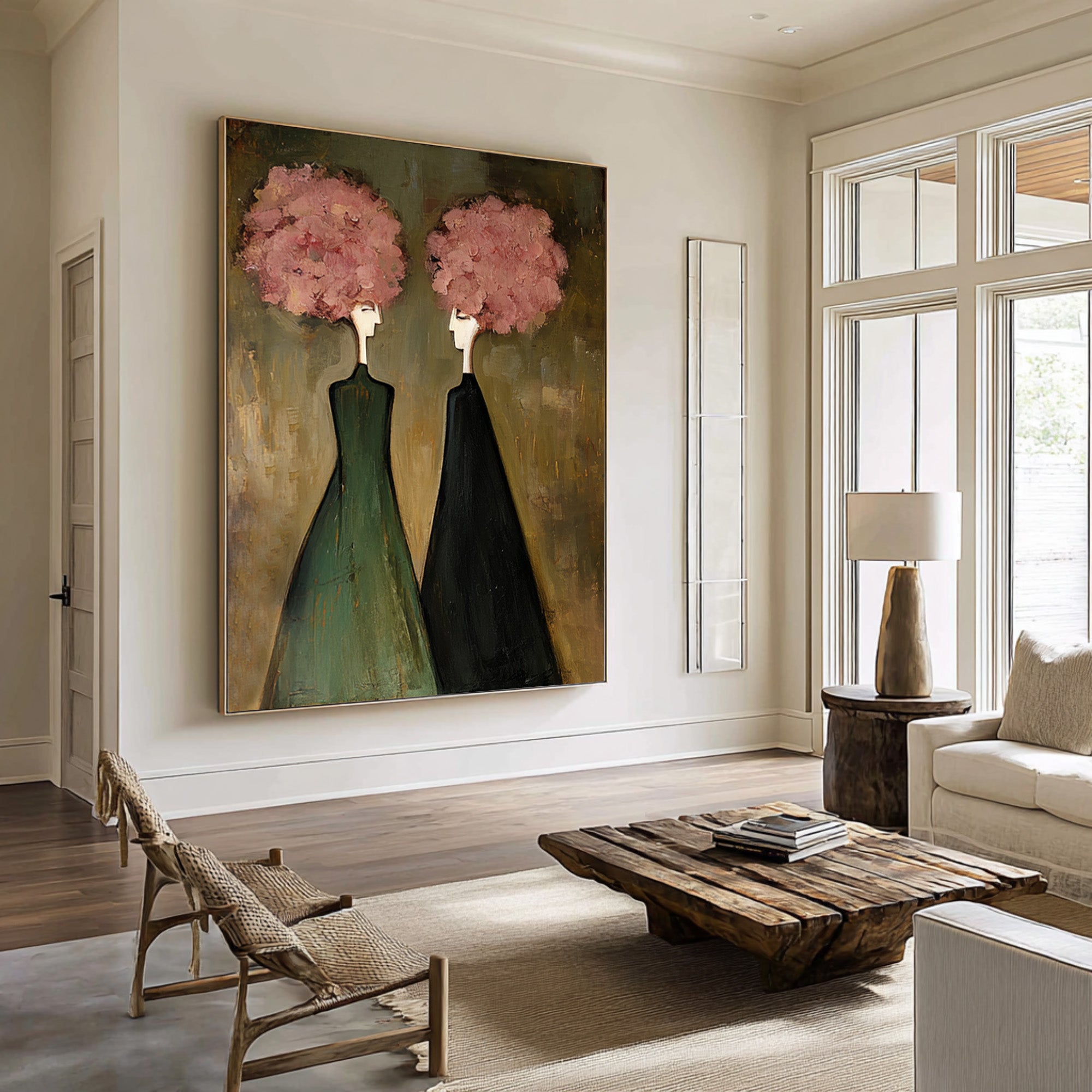 Large Figurative Wall Art for Living Room #CZ 053