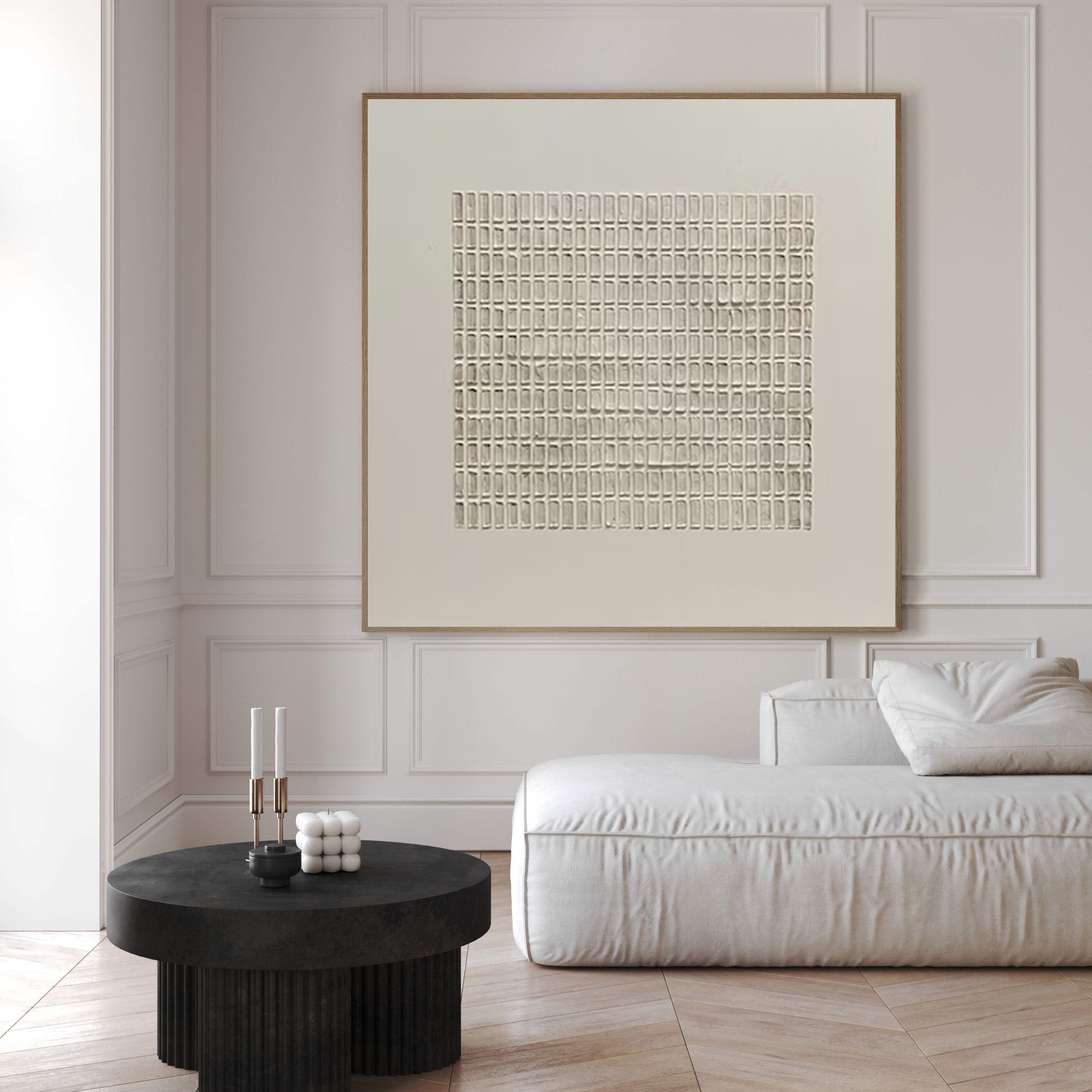 Modern Minimalist Geometric Zen Grid Wall Art #MMA 174