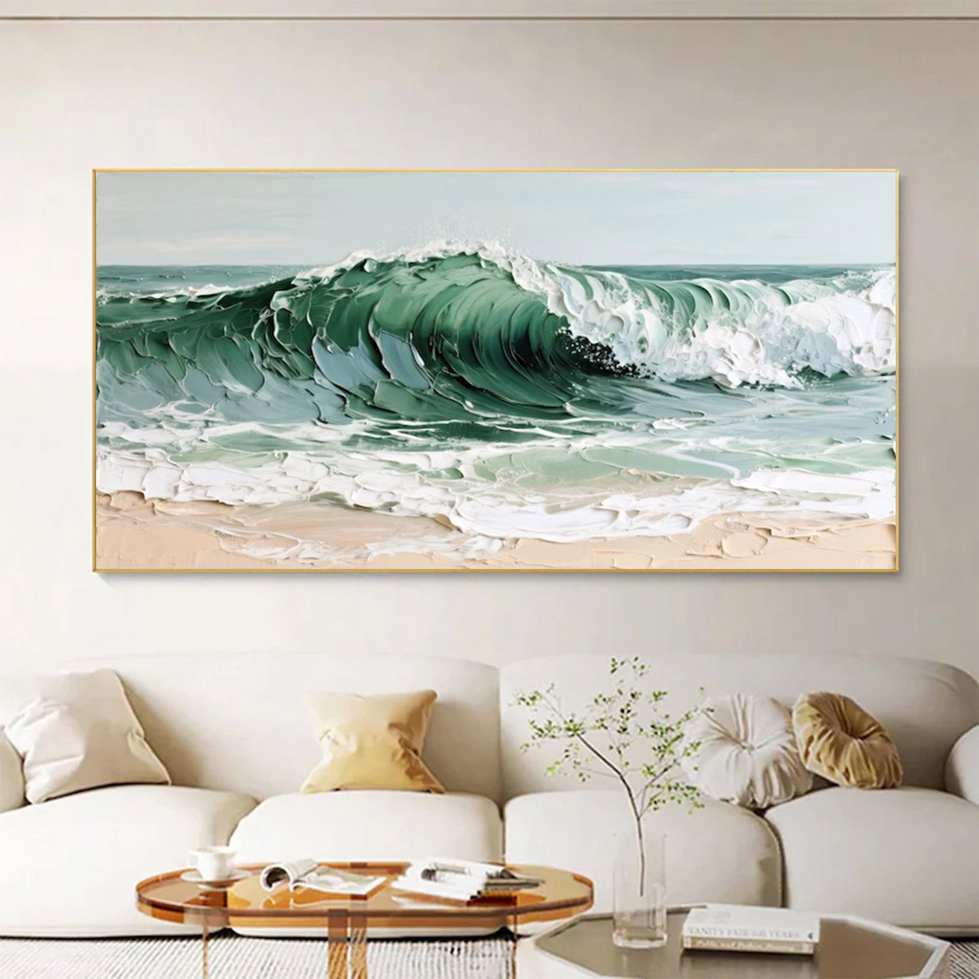 Large Wave Canvas Art | KeiraArt #AG 152