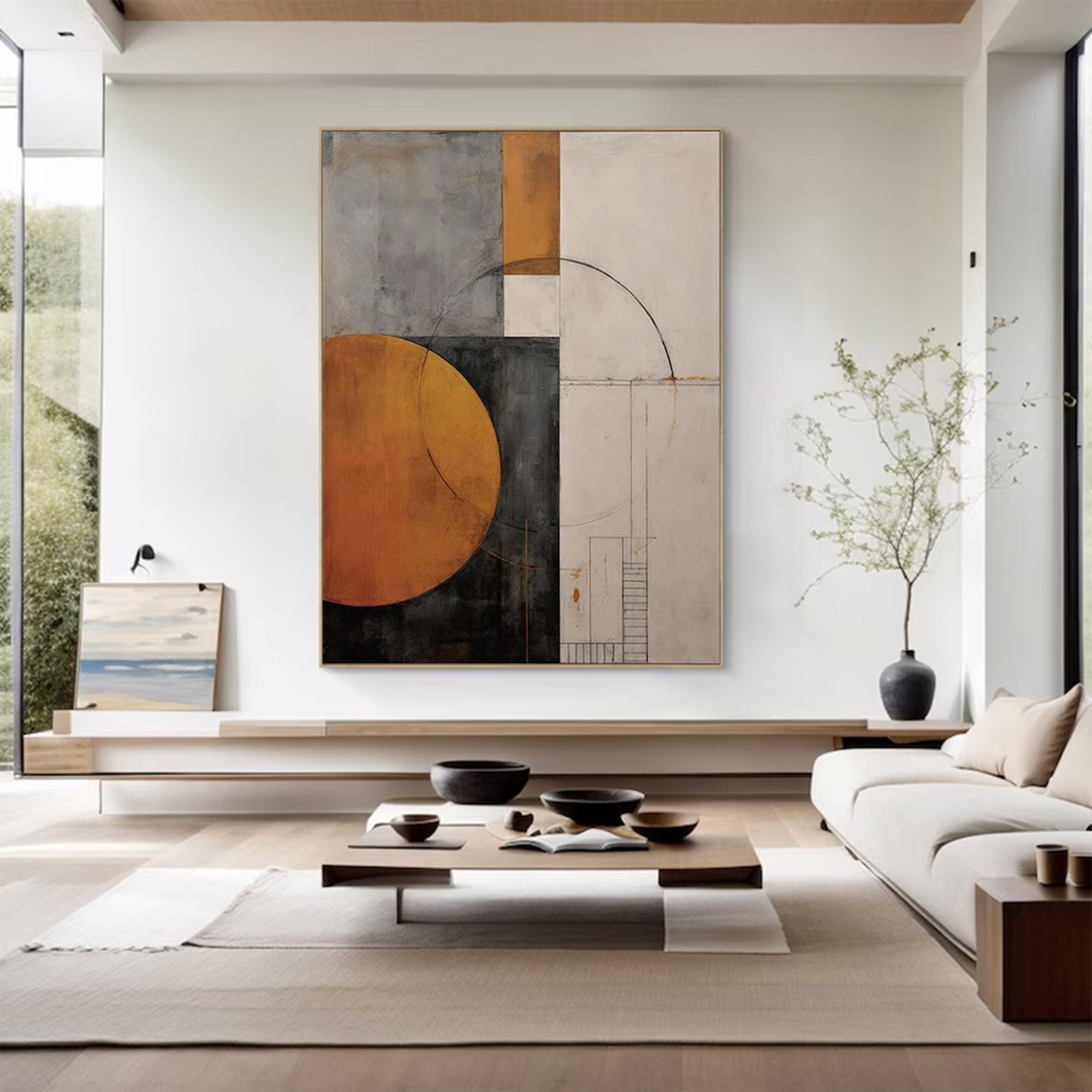 Large Geometric Abstract Painting | Keira Art #AG 131