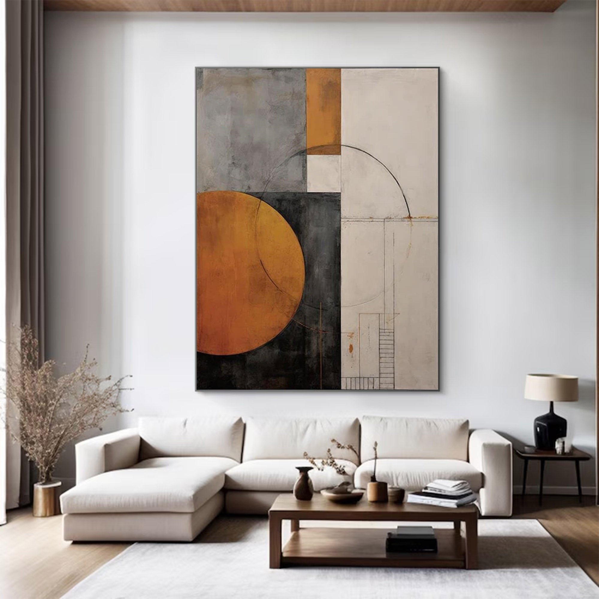 Large Geometric Abstract Painting | Keira Art #AG 131