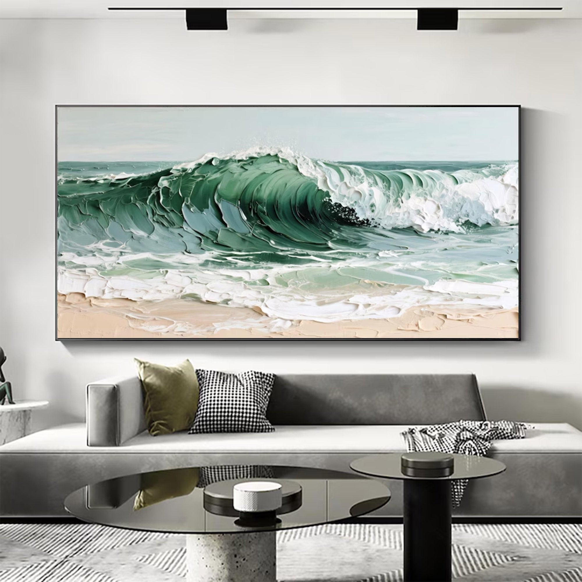 Large Wave Canvas Art | KeiraArt #AG 152