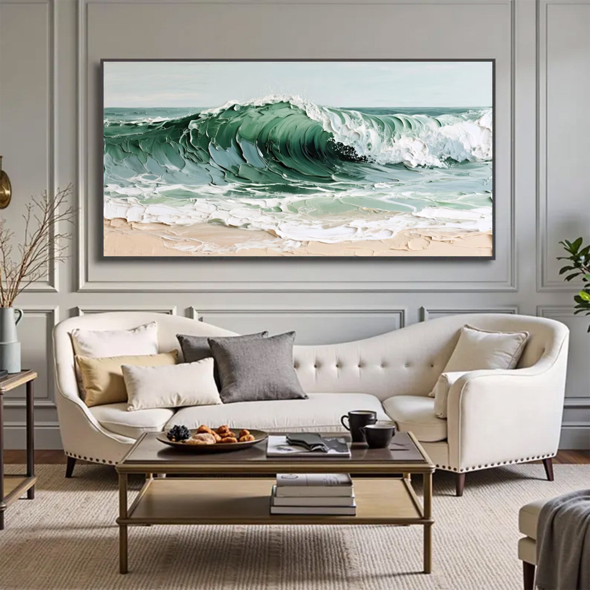 Large Wave Canvas Art | KeiraArt #AG 152