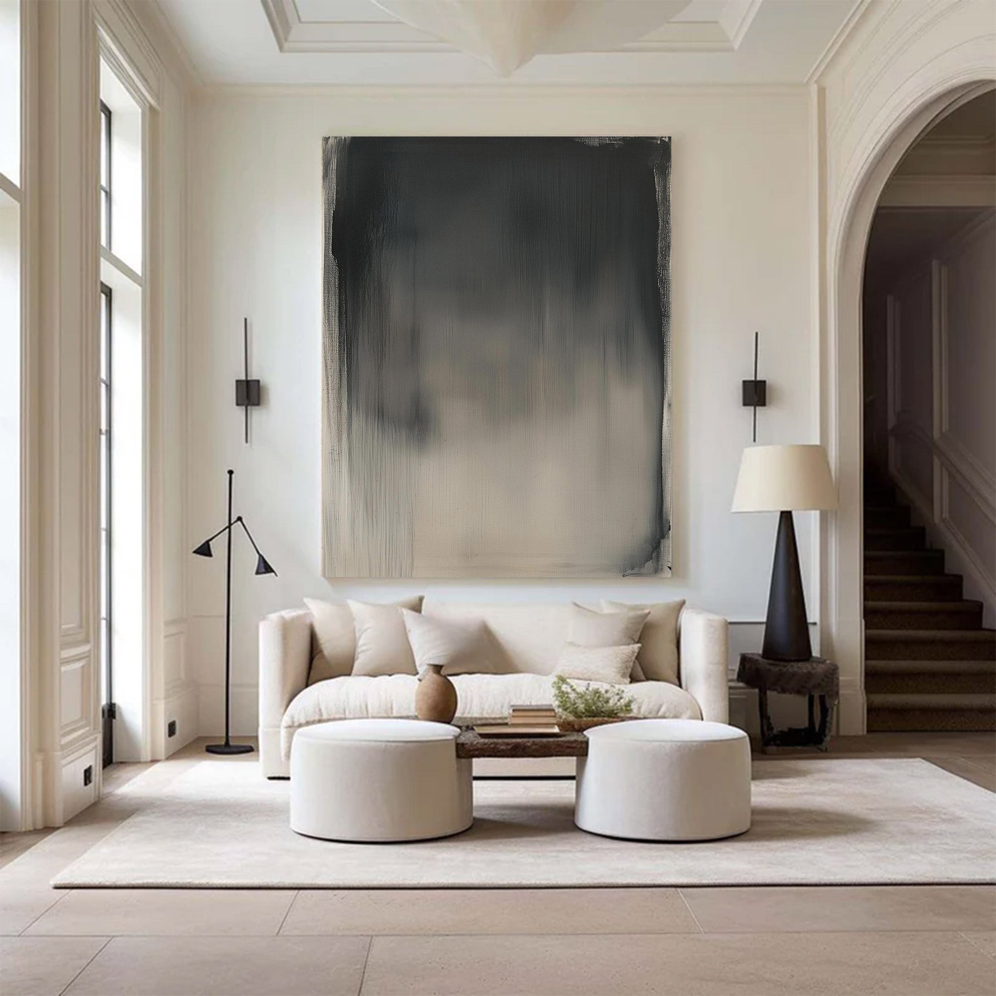 Abstract Large Gradient Canvas | KeiraArt #AG 119