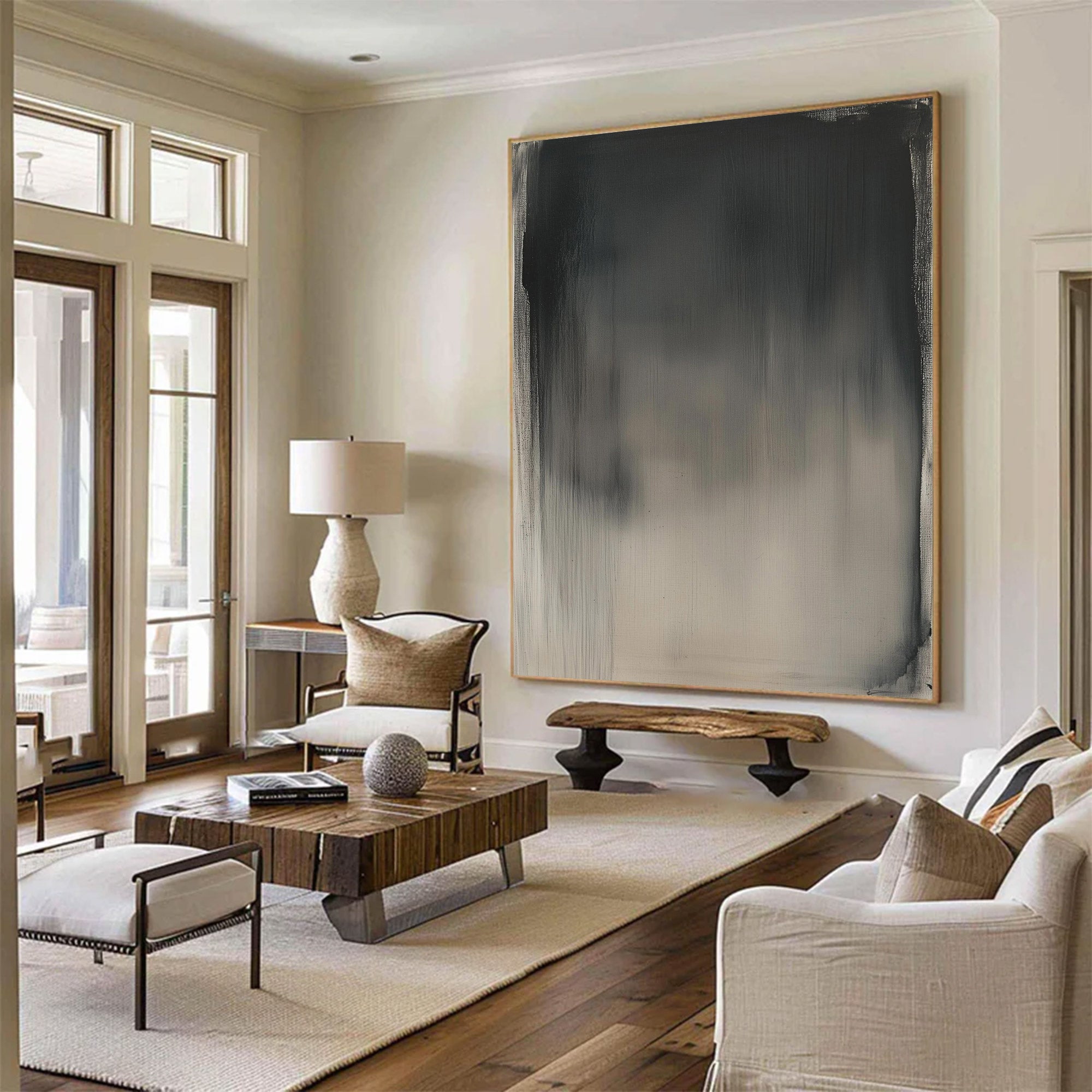 Abstract Large Gradient Canvas | KeiraArt #AG 119