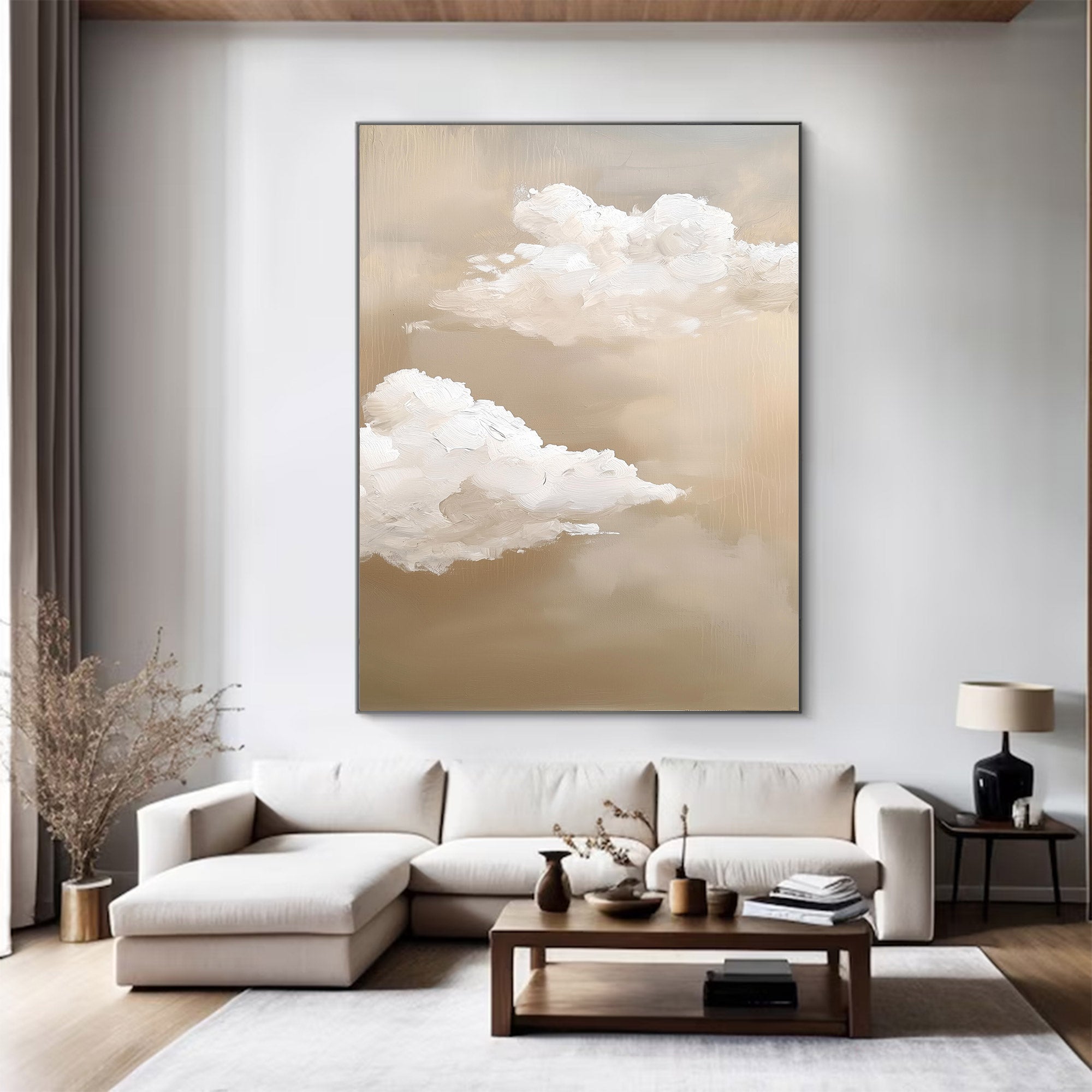Abstract Large Cloud Painting | KeiraArt #AG 120