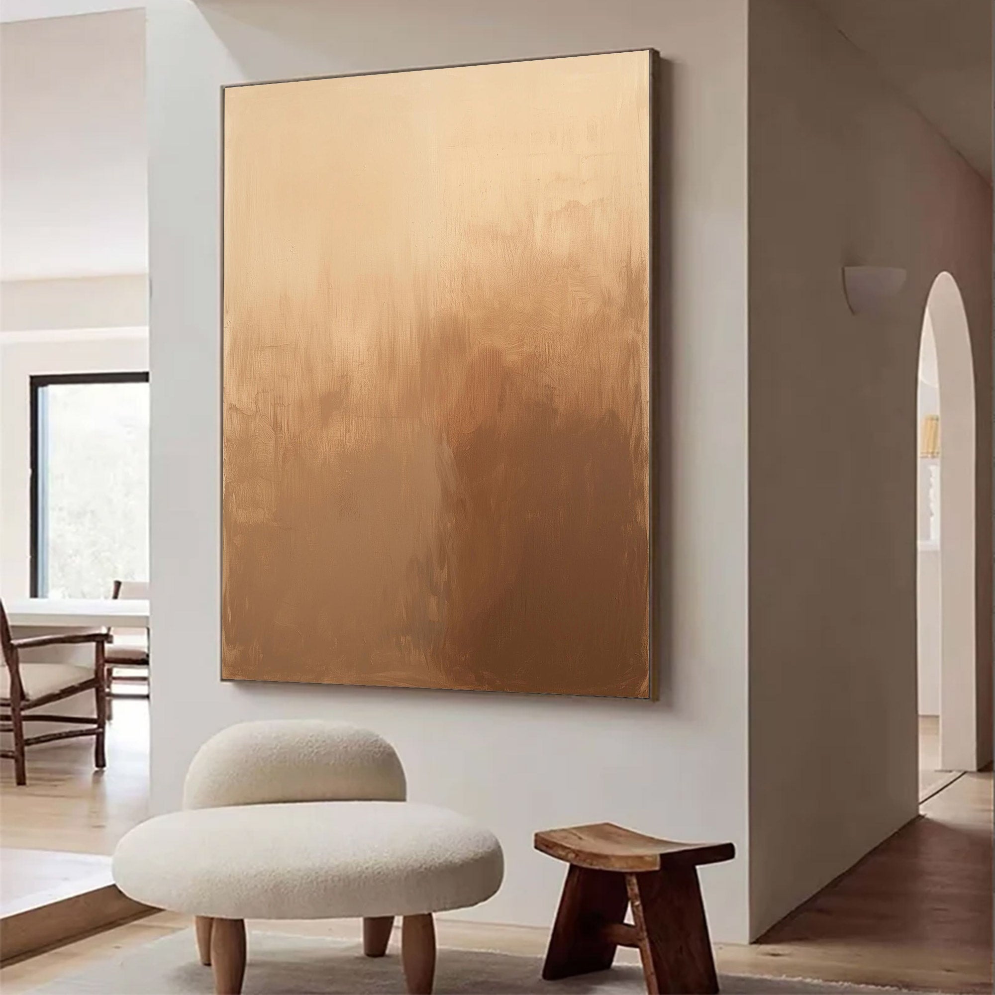 Neutral Abstract Large Wall Art | KeiraArt #AG 121