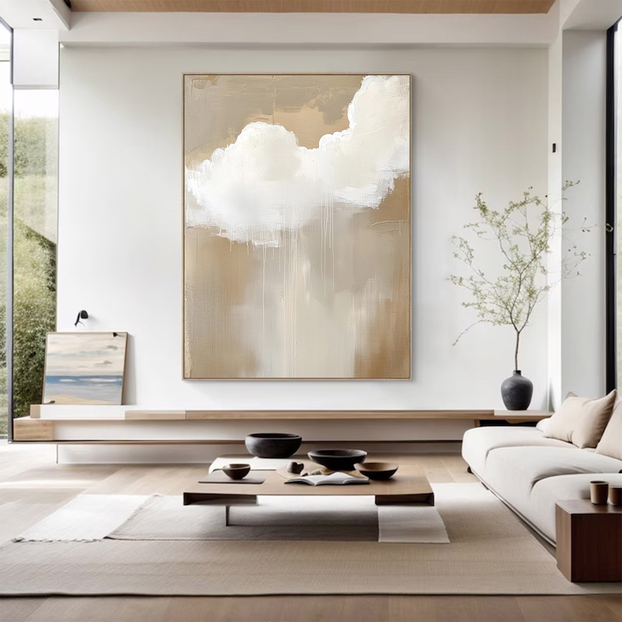 Large Modern Cloud Art | KeiraArt #AG 122