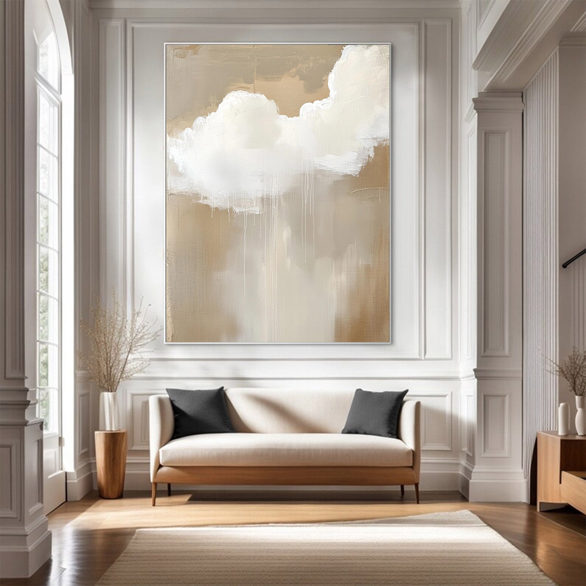 Large Modern Cloud Art | KeiraArt #AG 122