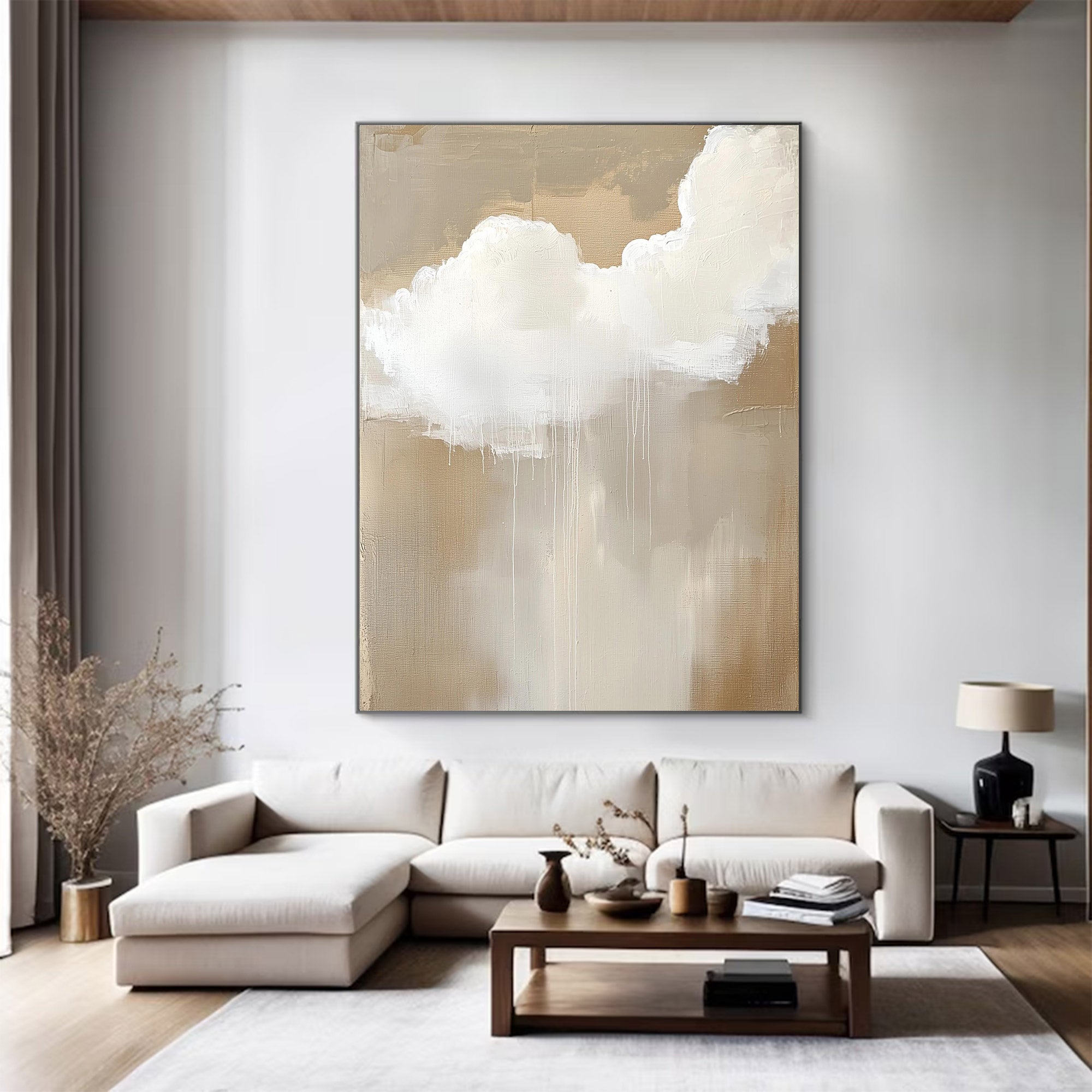 Large Modern Cloud Art | KeiraArt #AG 122
