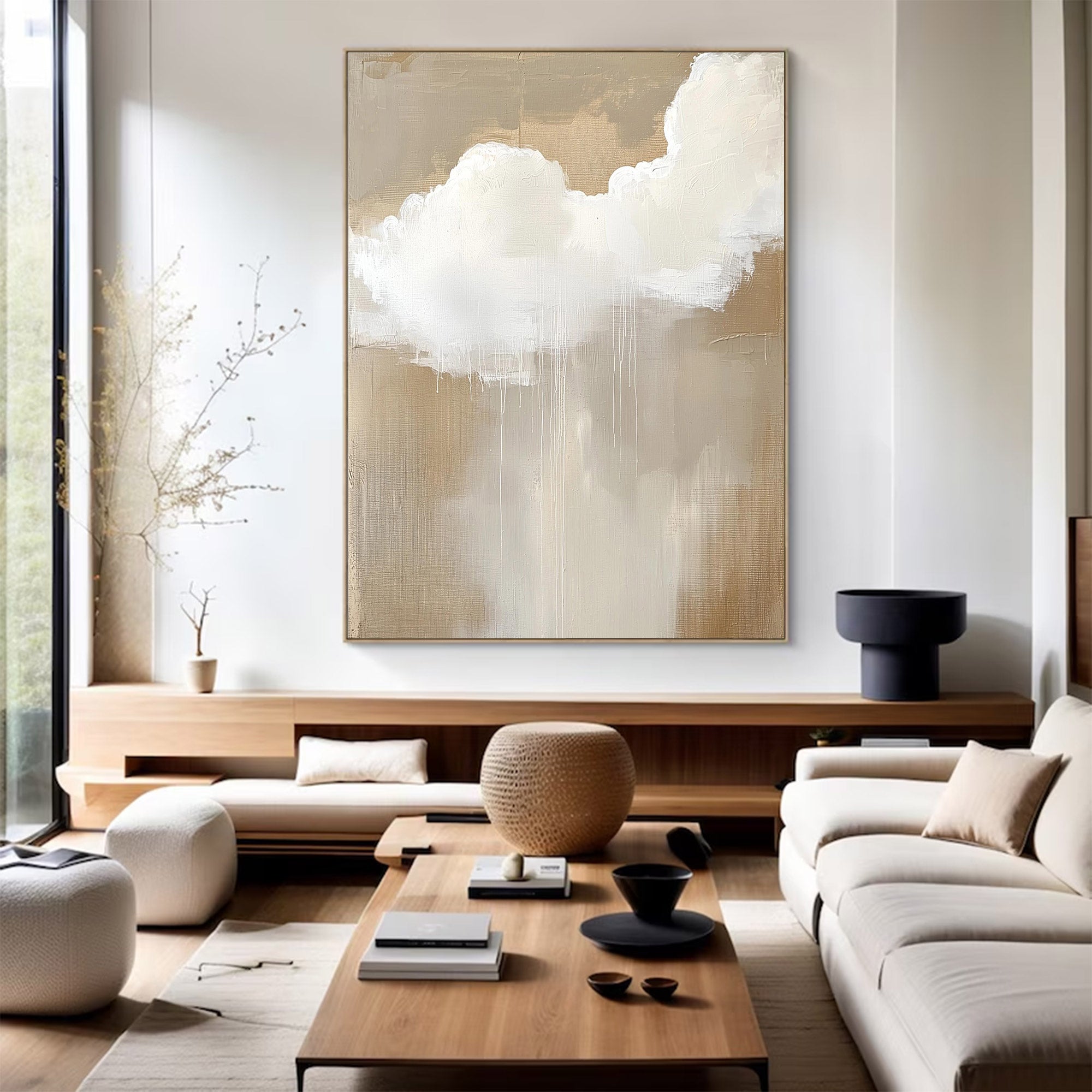 Large Modern Cloud Art | KeiraArt #AG 122