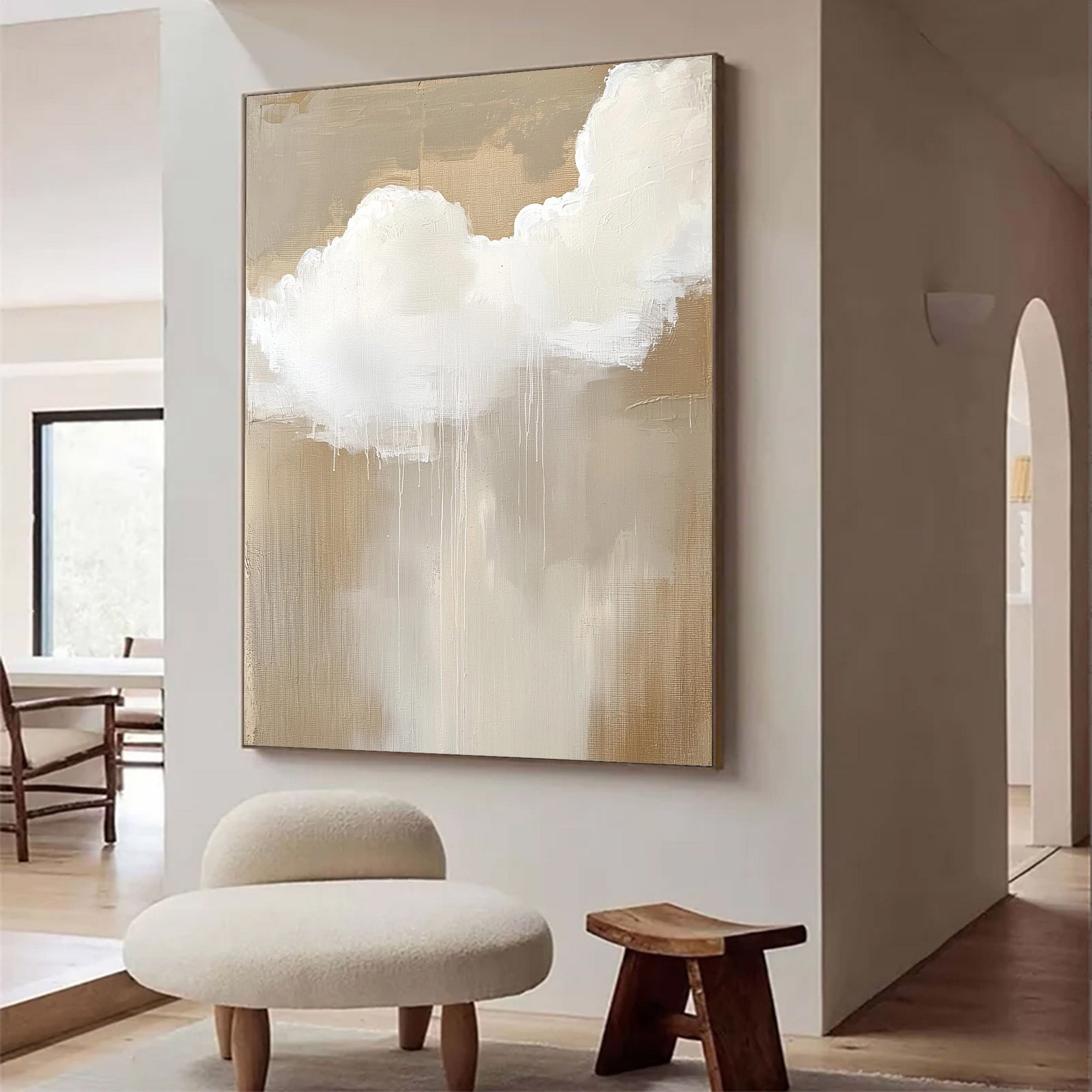 Large Modern Cloud Art | KeiraArt #AG 122