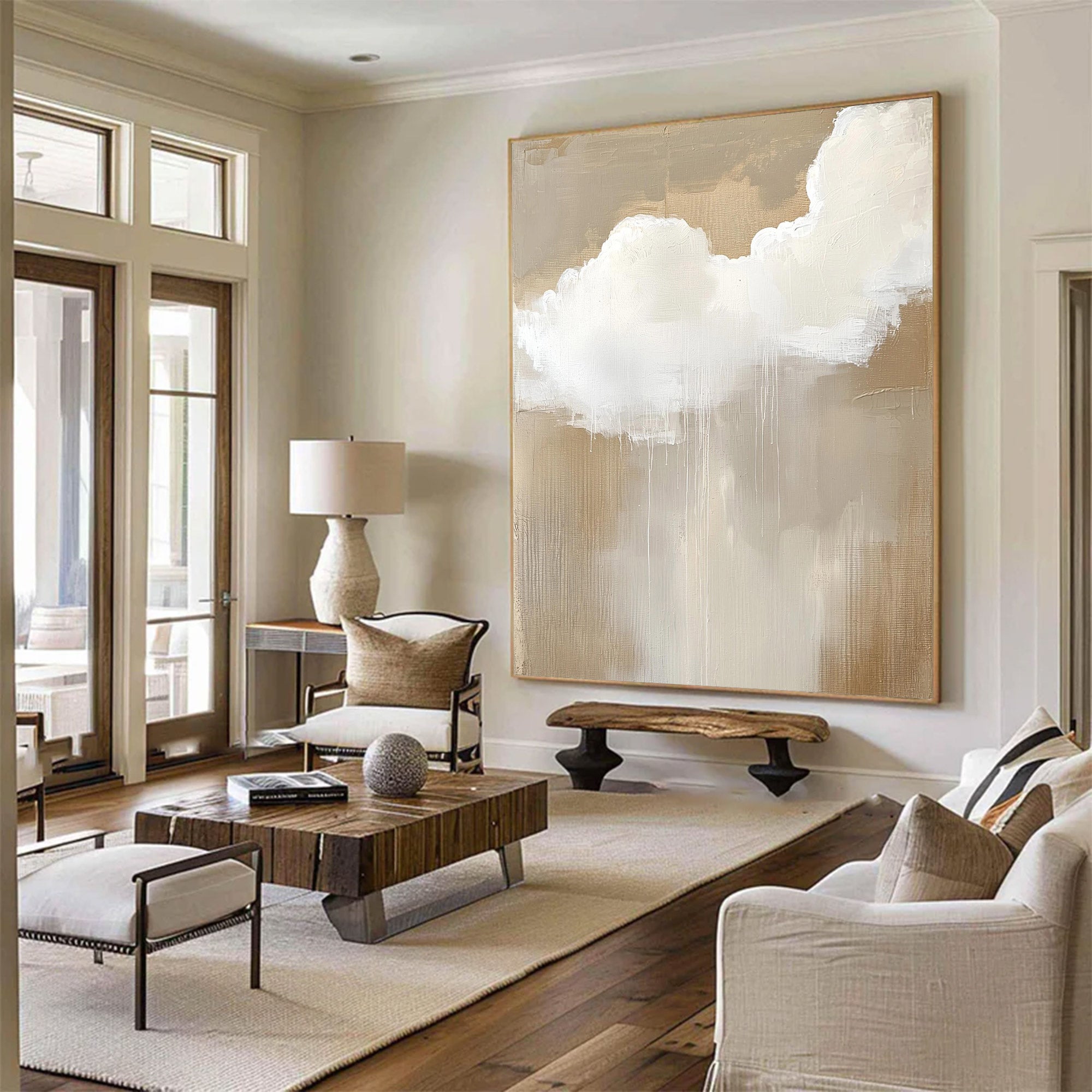 Large Modern Cloud Art | KeiraArt #AG 122