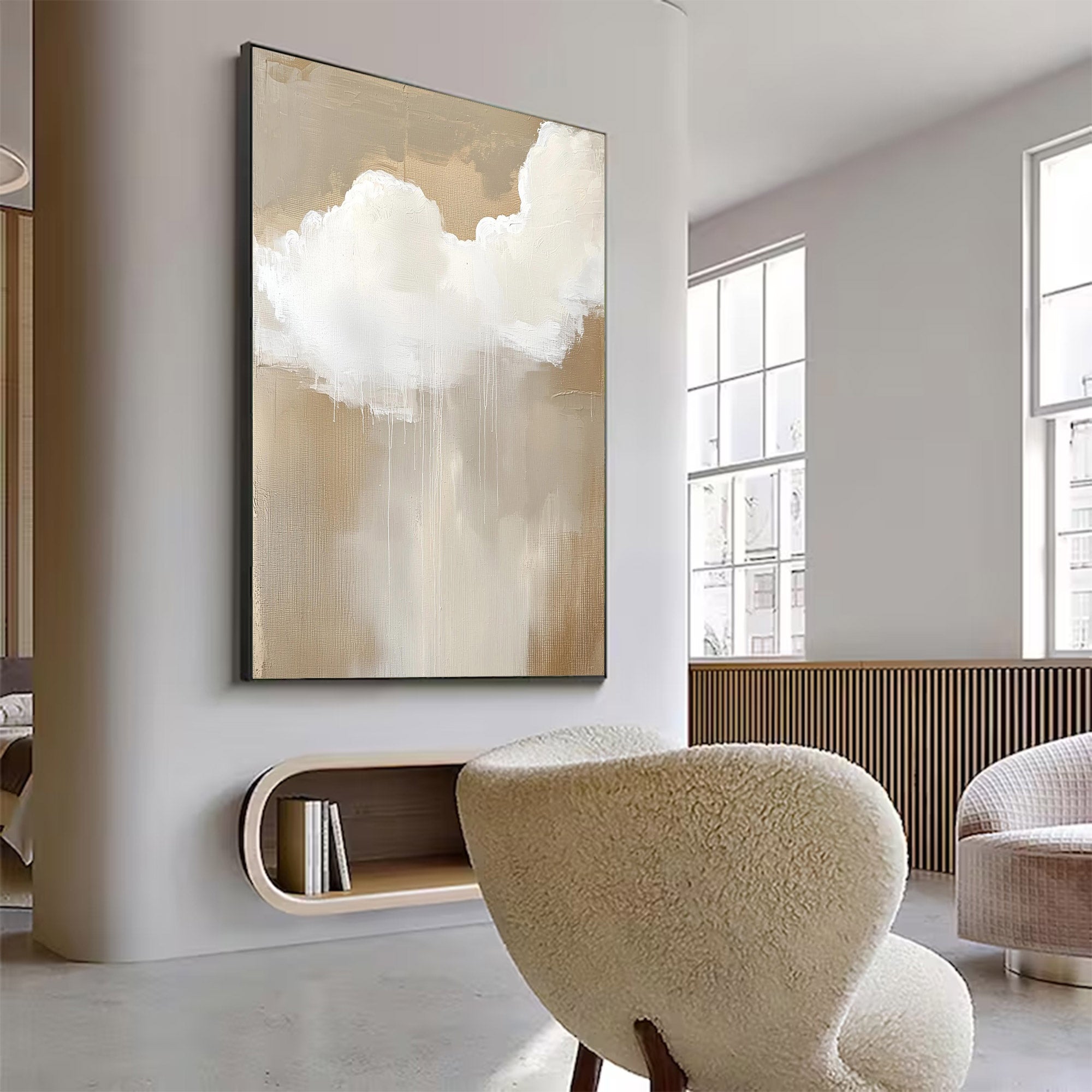 Large Modern Cloud Art | KeiraArt #AG 122
