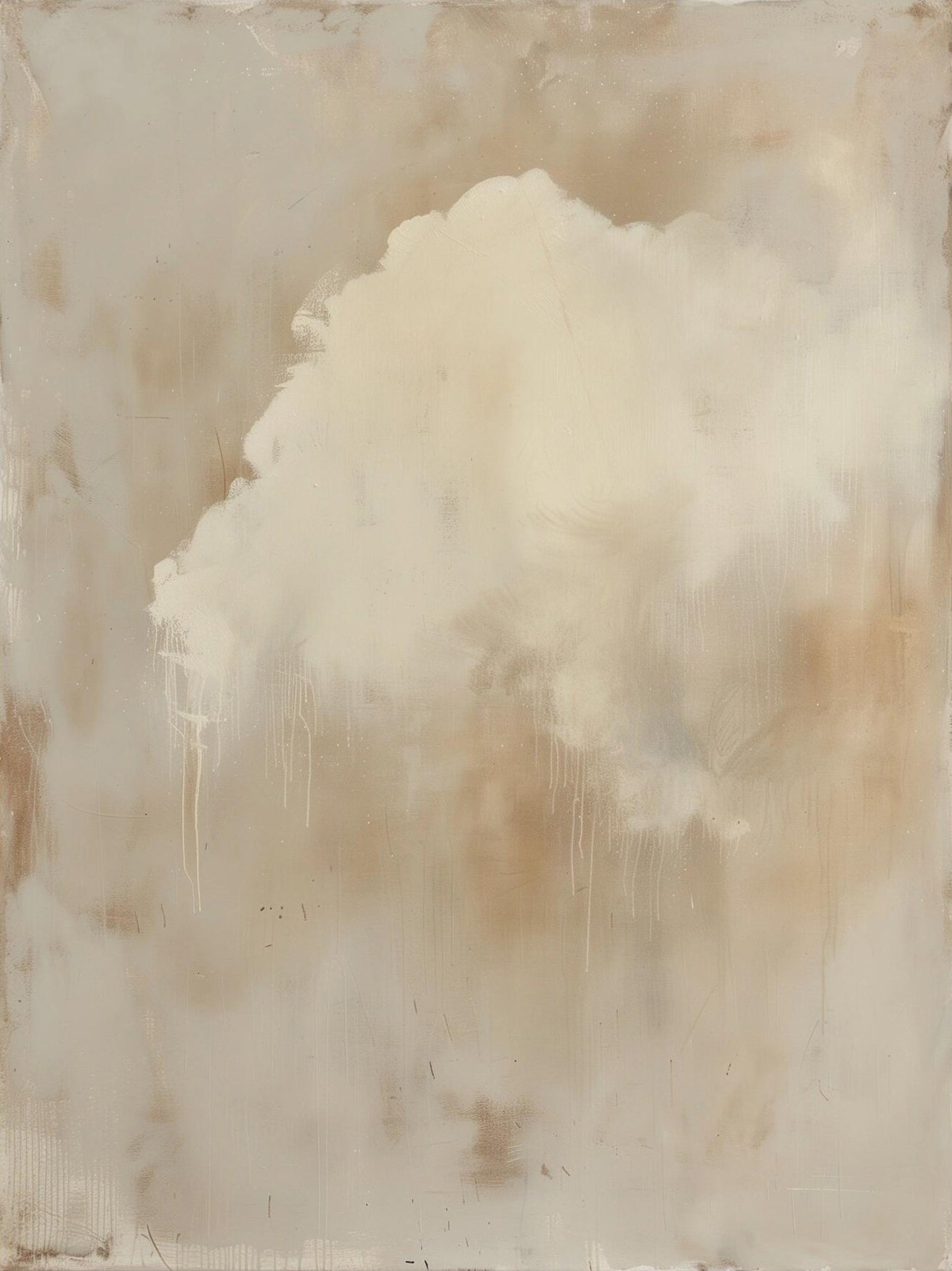 Large Abstract Brown Painting | KeiraArt #AG 123