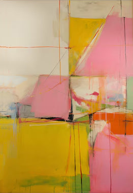 Abstract Expressionist Painting - Large-Scale Artwork|KeiraArt #AG 098