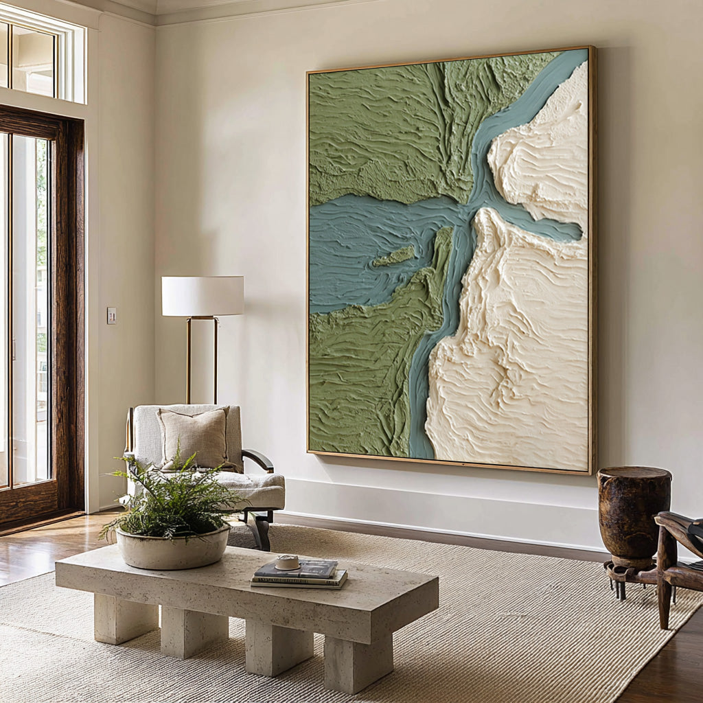 Depth Large Green Texture #CZ 025