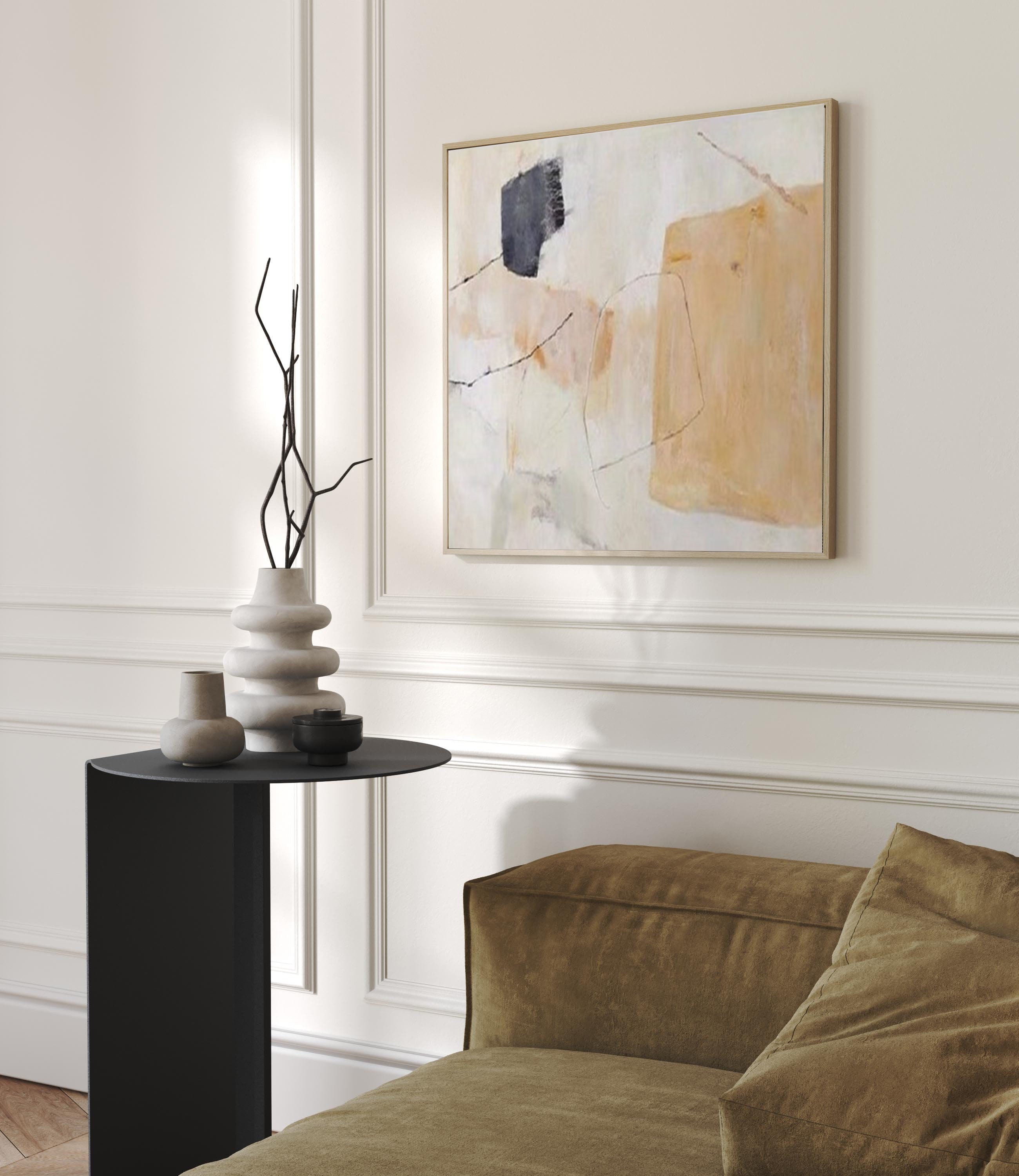 Contemporary Calm Abstract Art for Minimalist Spaces #MMA 175