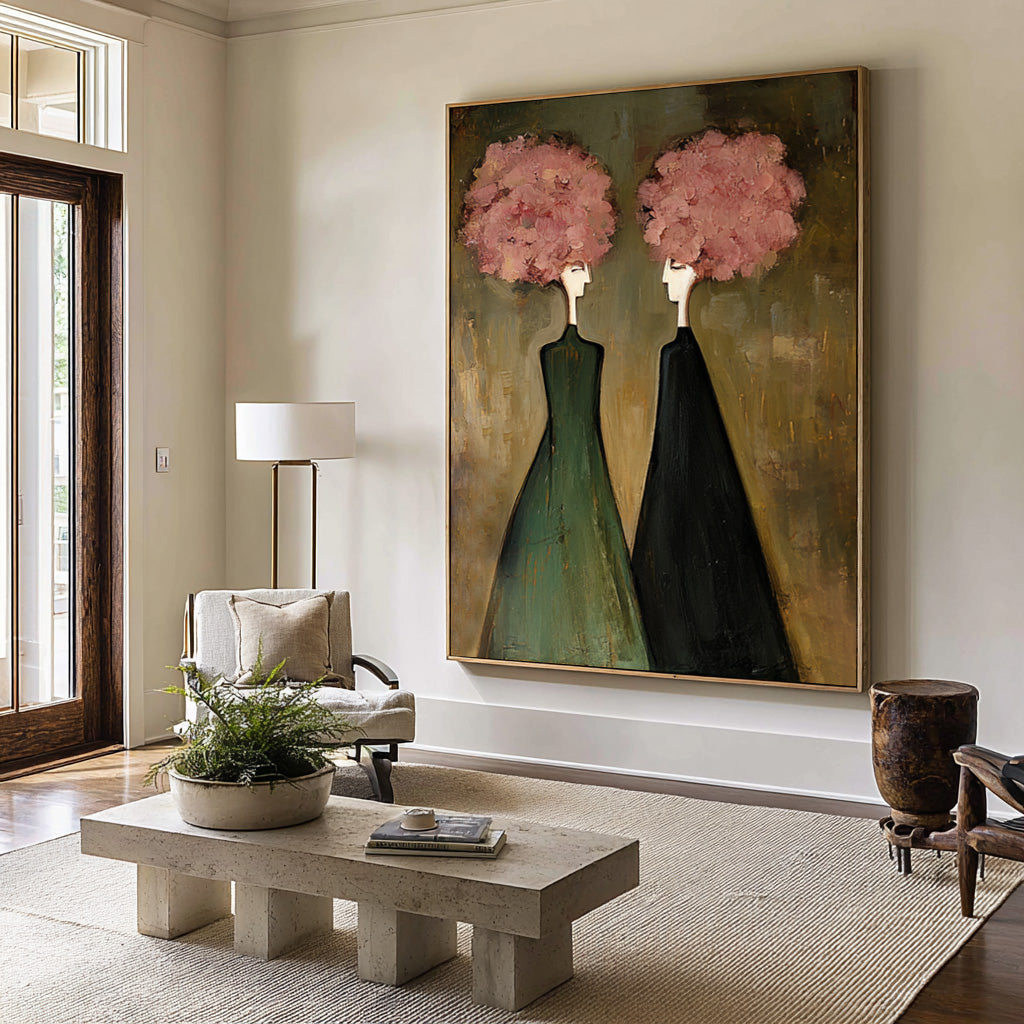 Large Figurative Wall Art for Living Room #CZ 053