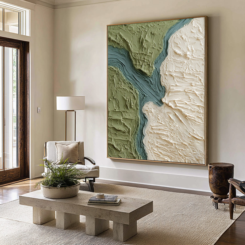 Vertical Large Statement Art | KeiraArt #CZ 024