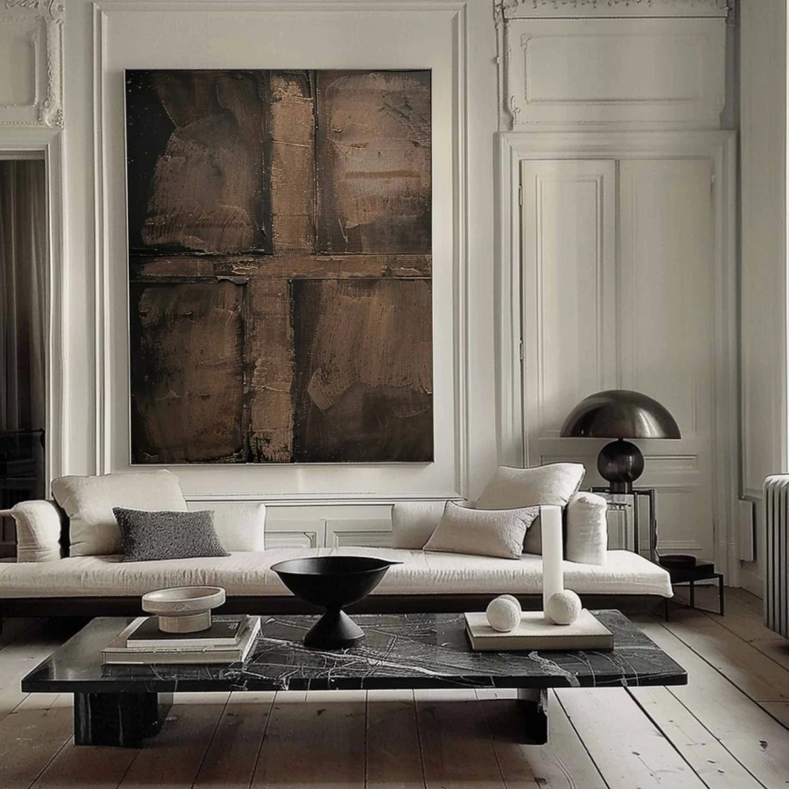 Large Wabi-Sabi Abstract Wall Art for Modern Homes #AP 092