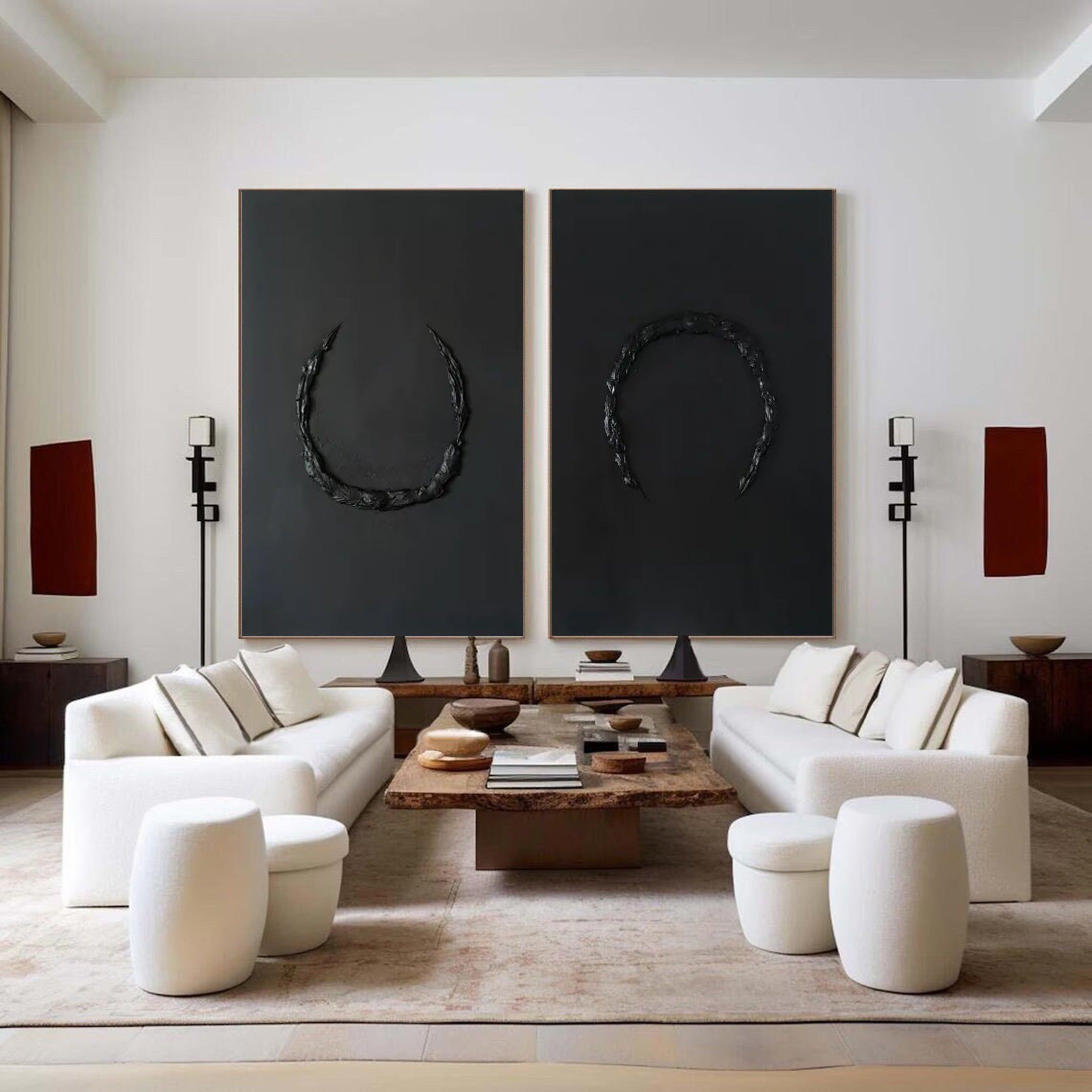 Modern Minimalist Art Set Of 2 #MMAS 027