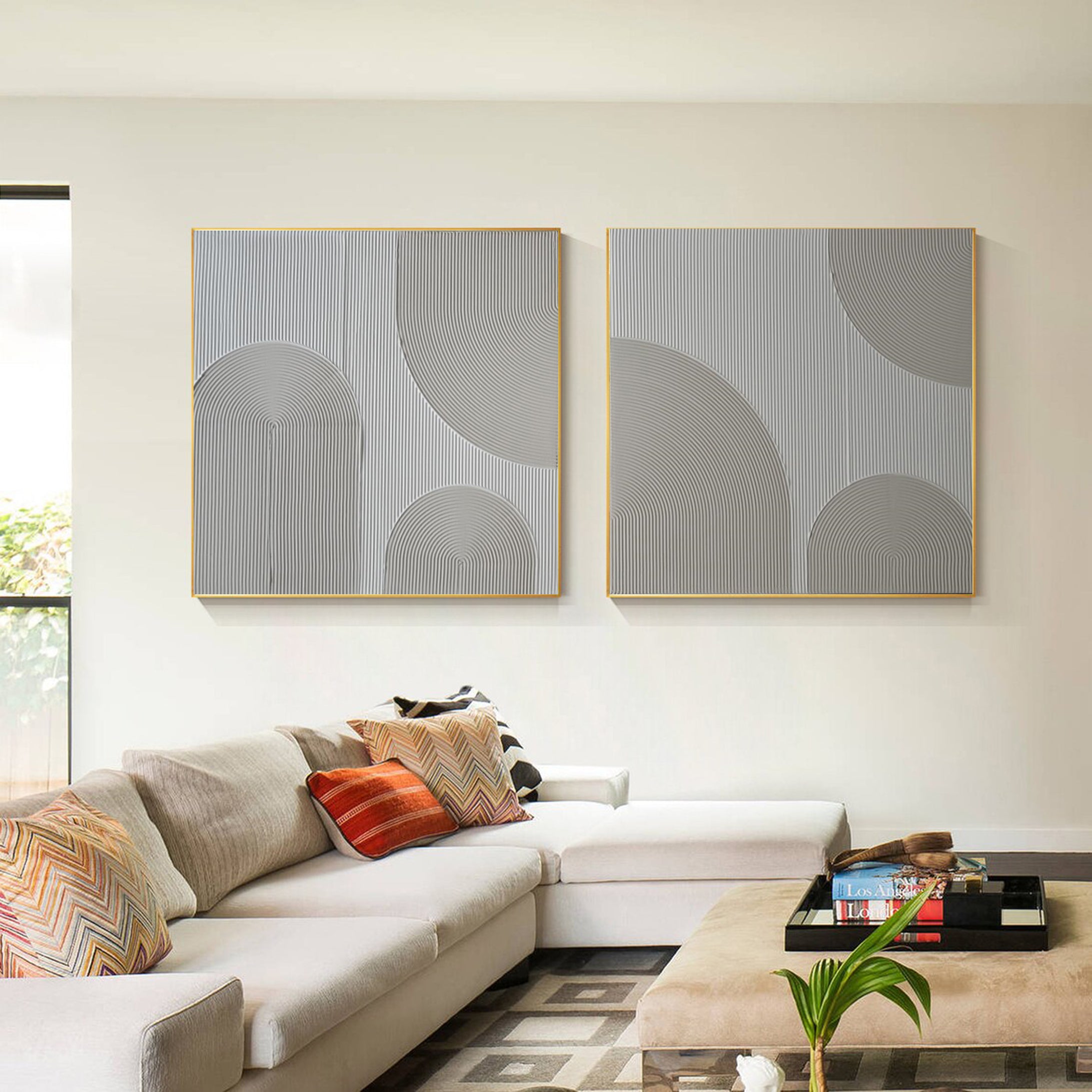 Modern Minimalist Art Set Of 2 #MMAS 011